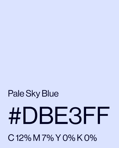 Pale Sky Blue