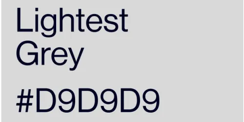 Lightest Grey