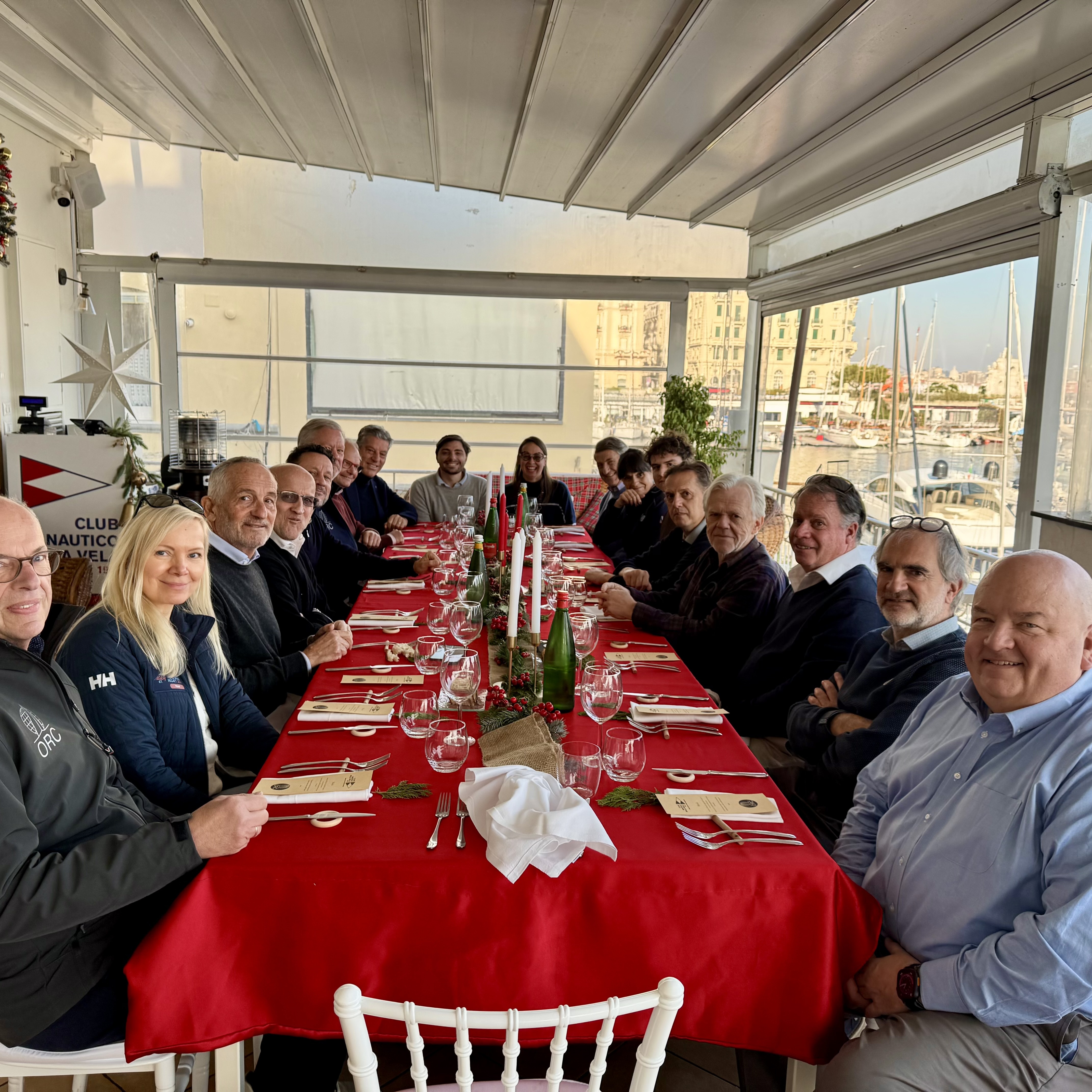 ORC Staff lunch at the Club Nautico Della Vela
