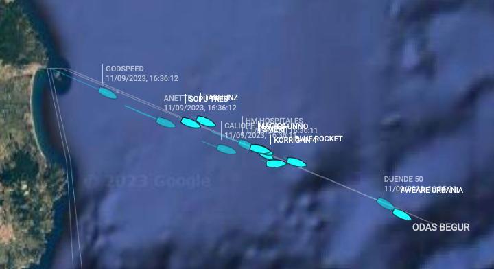 Long Offshore Race - Class A Tracker - ORC DH Worlds 2023 Barcelona