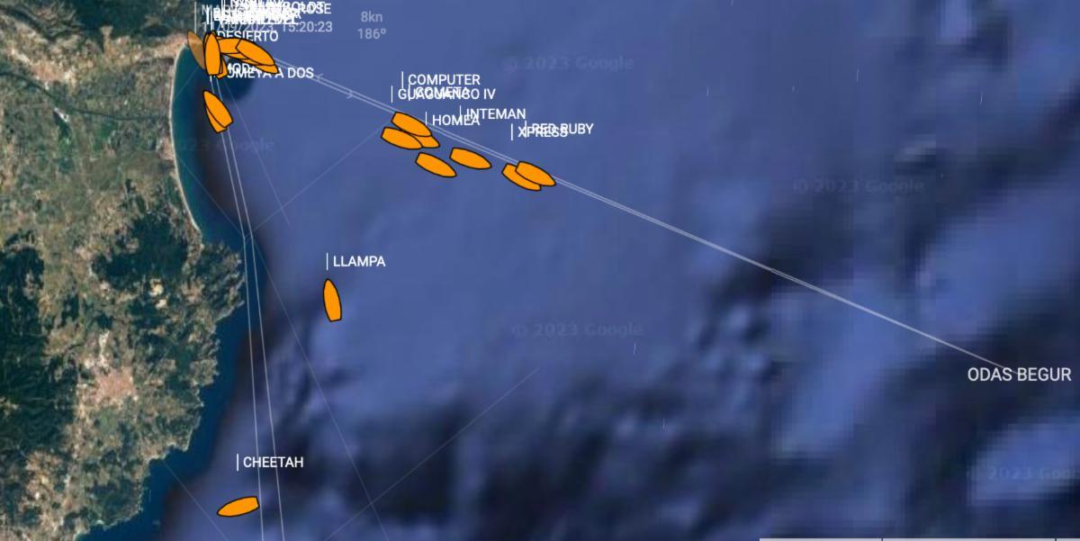 Long Offshore Race - Class B Tracker - ORC DH Worlds 2023 Barcelona