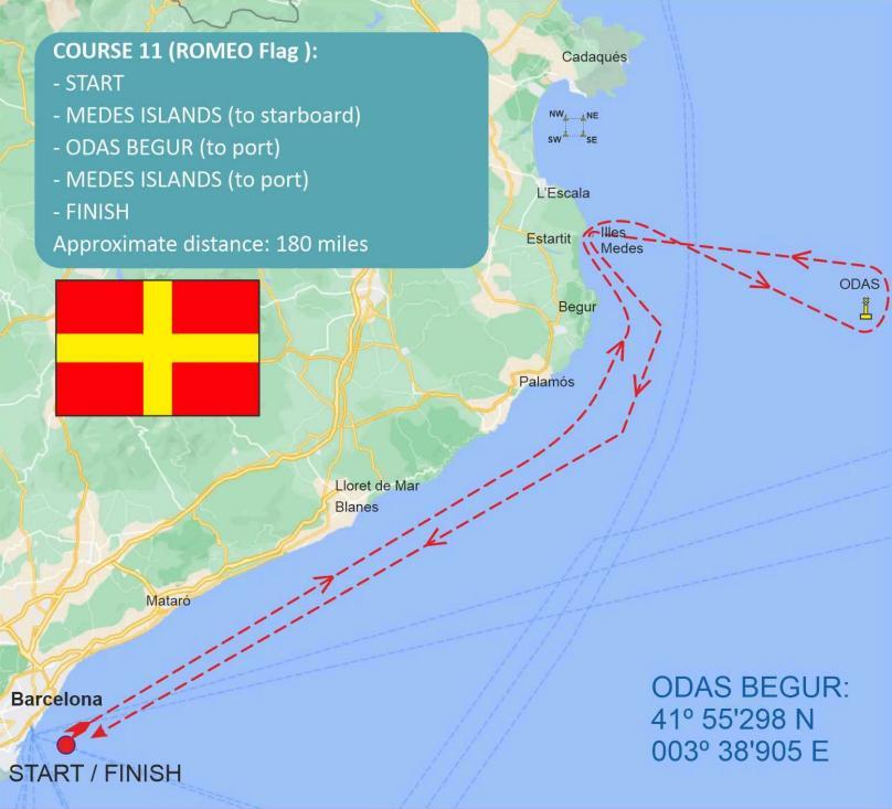 Course 11, a 180-mile course - ORC DH World Championship 2023 Barcelona