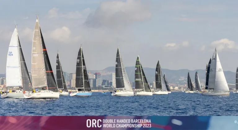 Light air start to 2023 ORC Double Handed Worlds Long distance race