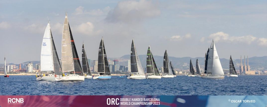 Light air start to 2023 ORC Double Handed Worlds Long distance race