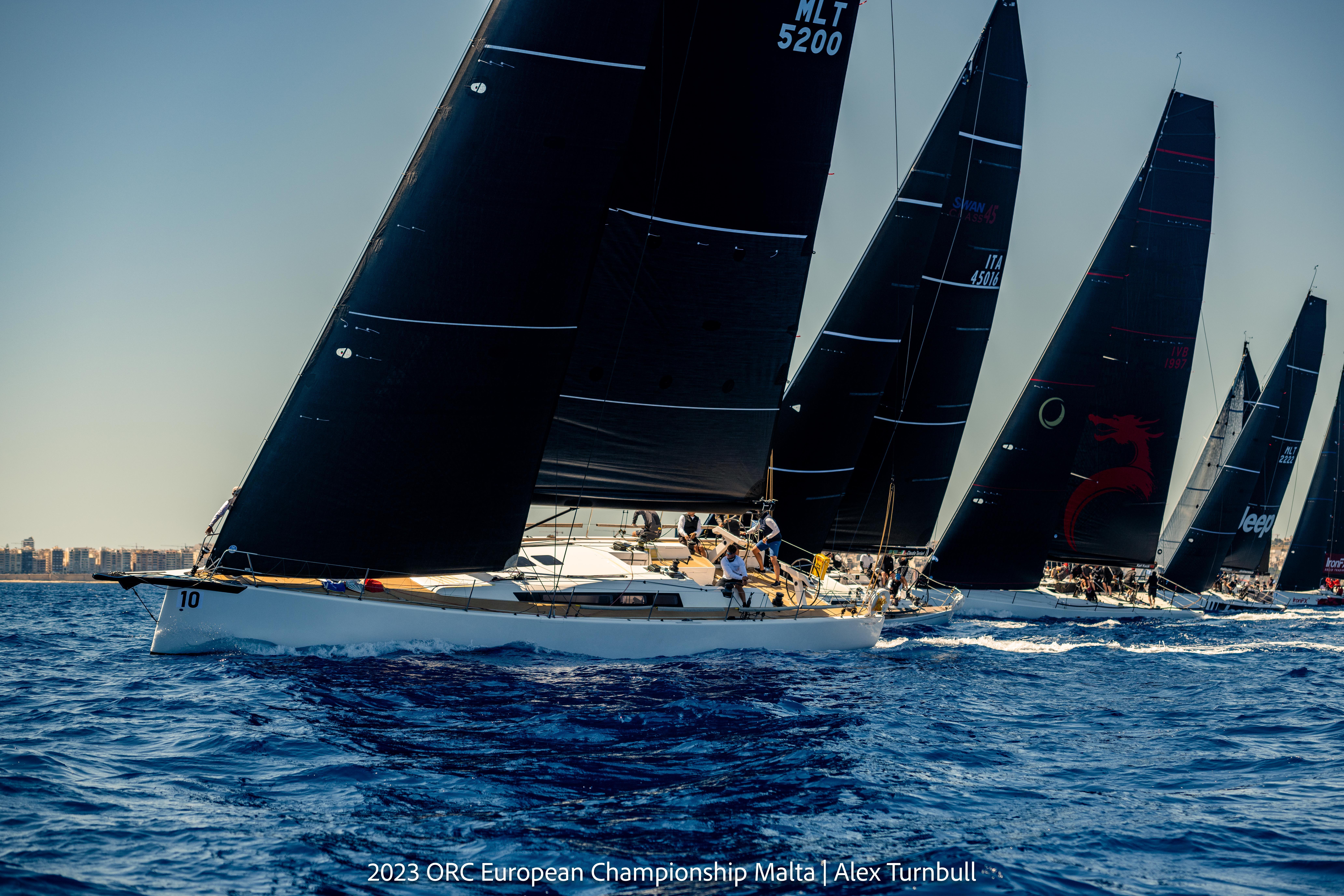 A Class - Inshore Races - 2023 ORC European Championship Malta © Alex Turnbull