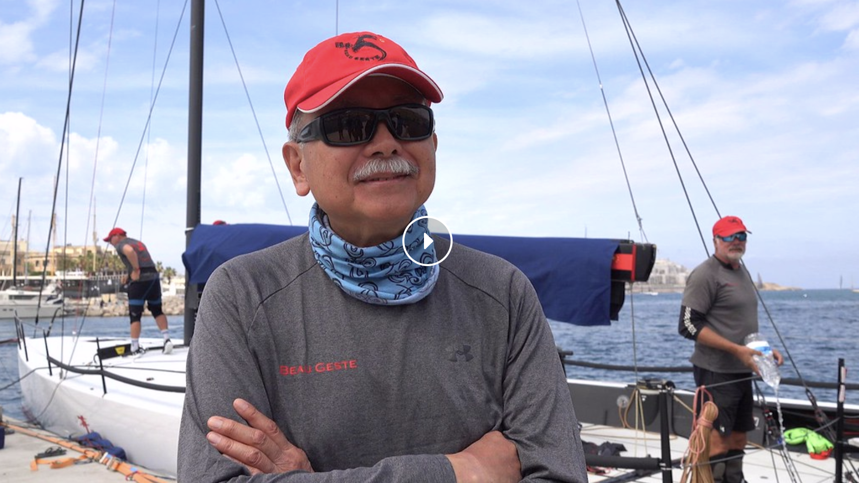 Karl Kwok (HKG), the owner of TP 52 BEAU GESTE - Class A ORC European Champion 2023 © ICARUS Sports