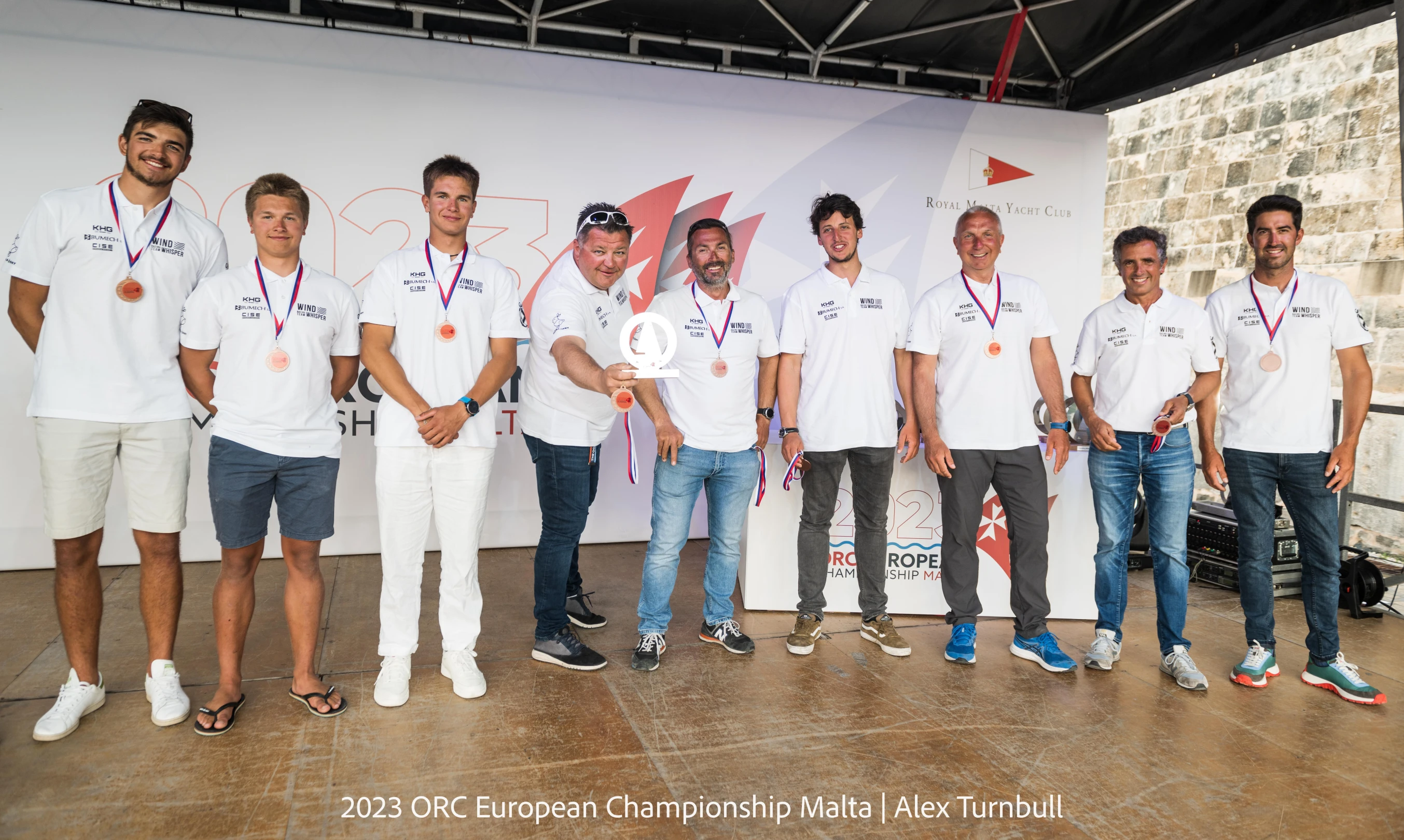 Team WINDWHISPER 44 of Marcin Sutkowski’s (POL) Grand Soleil 44 P - Class B Bronze