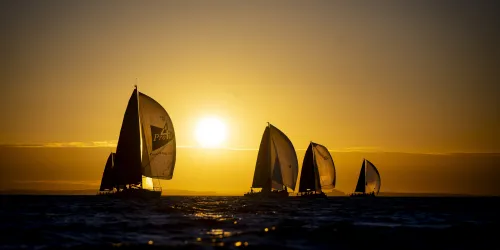 Beautiful night for racing on the Long Offshore Race of the ORC Worlds