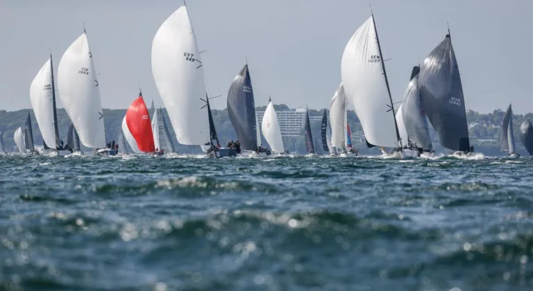 Three races completed after a long day in Kiel at the ORC World Championship