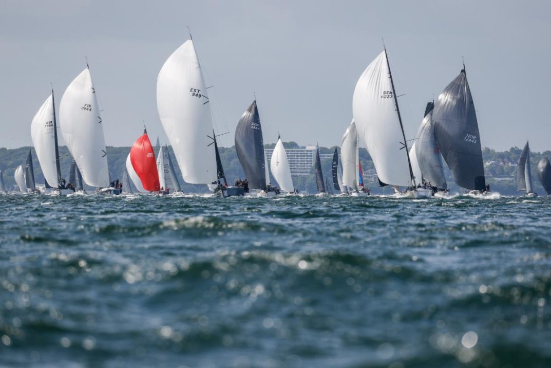 Three races completed after a long day in Kiel at the ORC World Championship