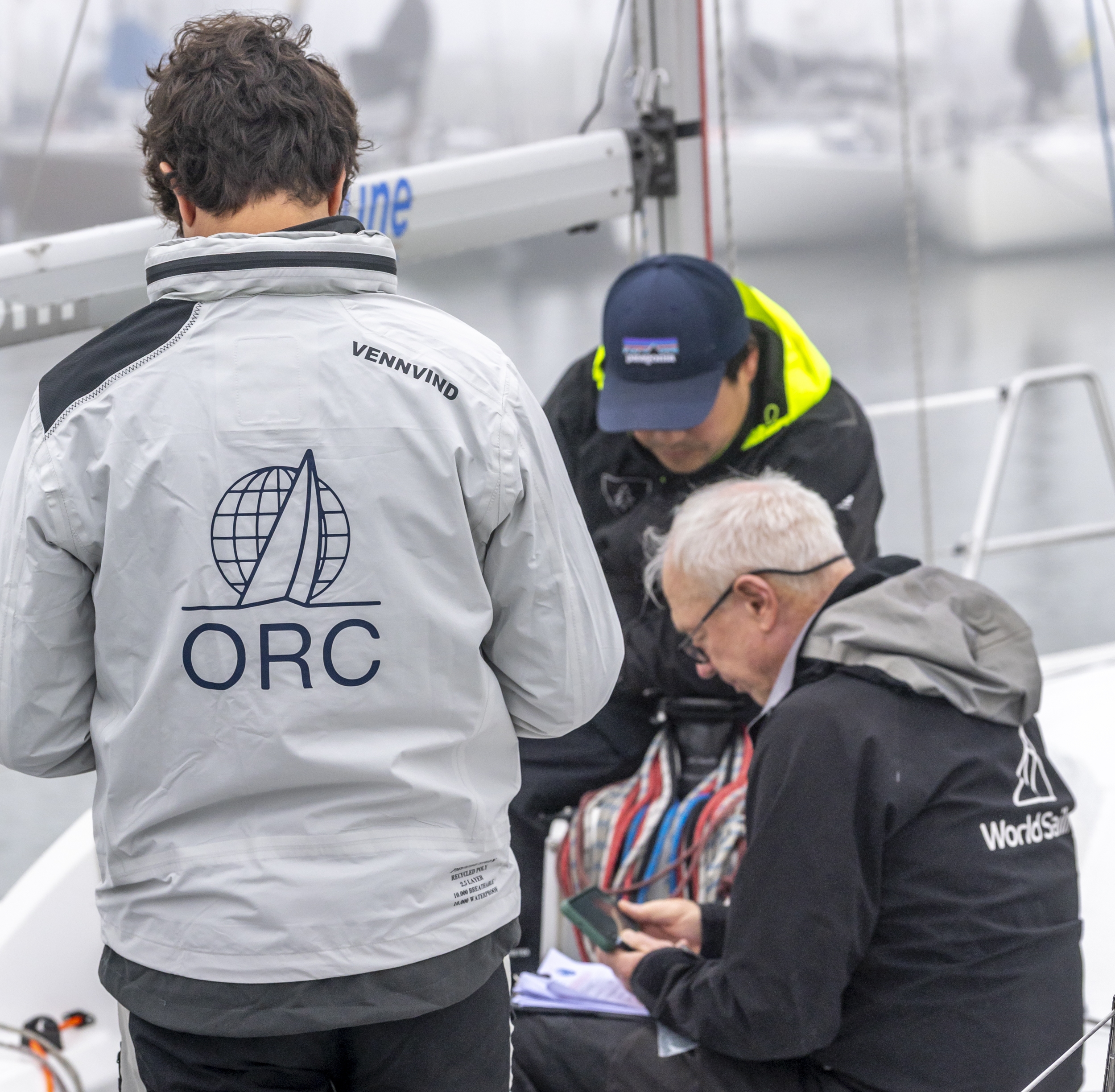 Equipment and safety inspection - Garmin ORC DH European Championship Helsinki 2025 © Pepe Korteniemi