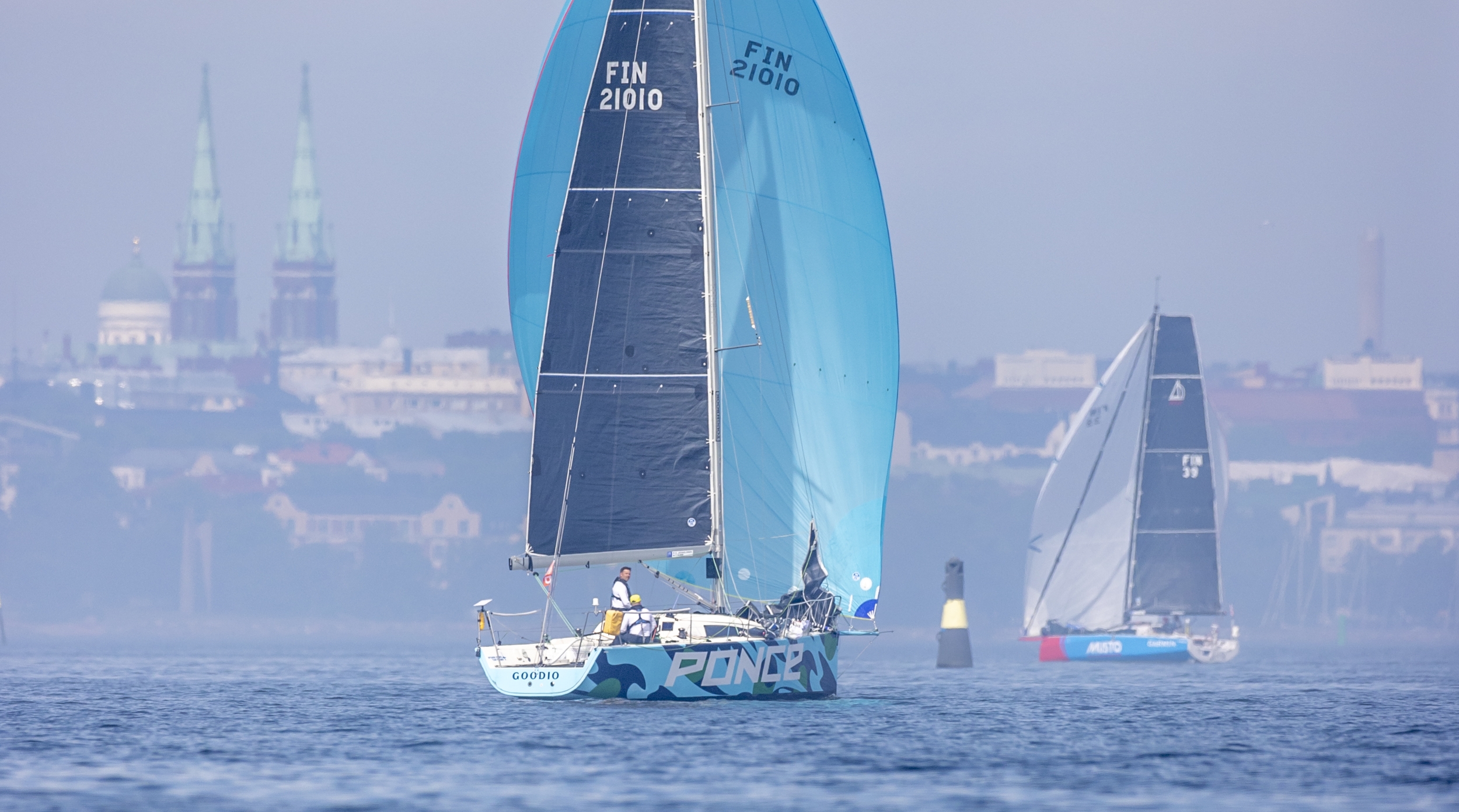 TEAM GOODIO (FIN) – Mat 1010 sailed by Kim Jääskeläinen and Turo Nummi - Long Offshore Race - Garmin ORC DH European Championship Helsinki 2025 © Pepe Korteniemi