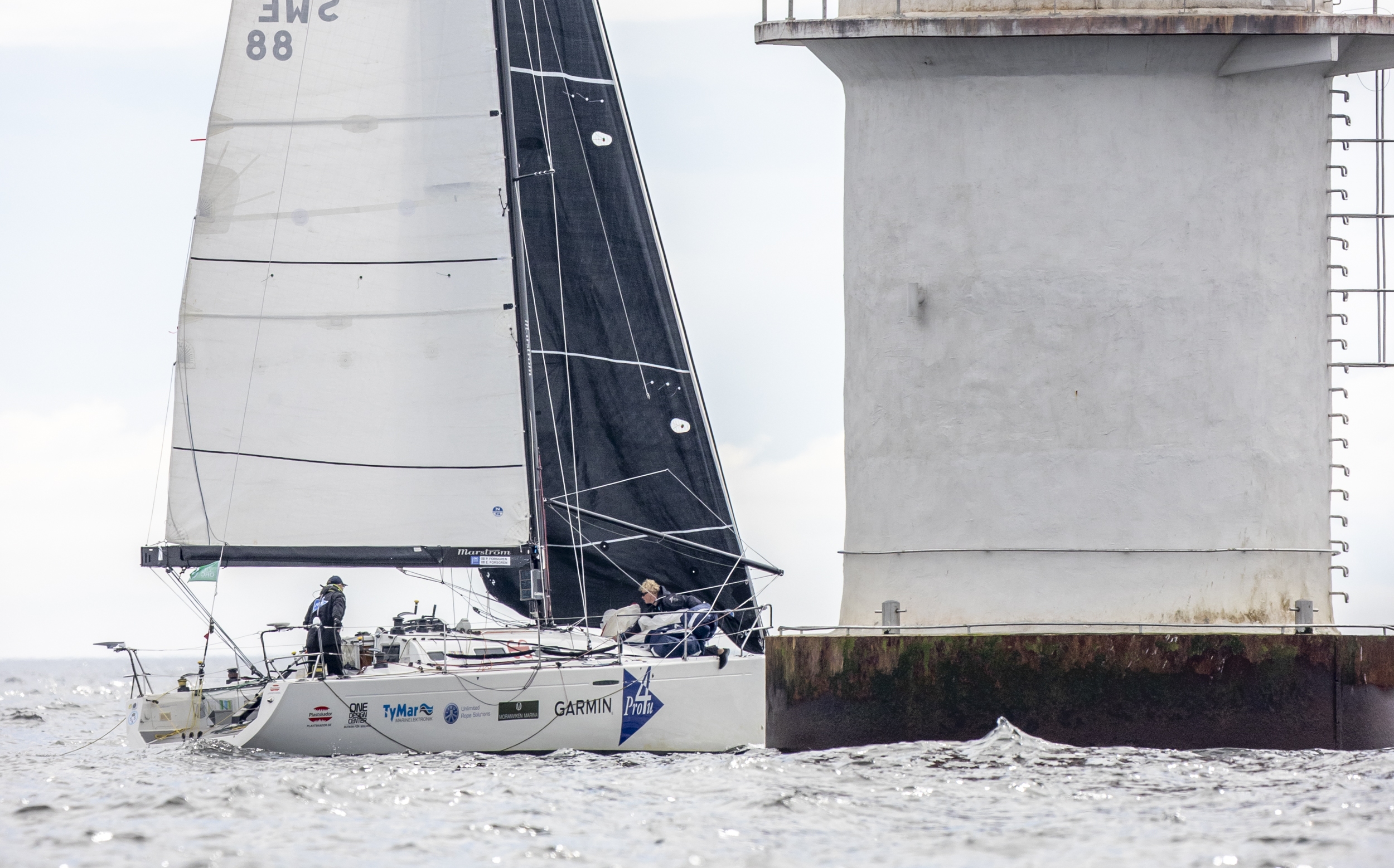 GARMIN TEAM Pro4u (SWE) – A modified First 36.7 sailed by Patrik Forsgren and his son Emil - Long Offshore Race - Garmin ORC DH European Championship Helsinki 2025 © Pepe Korteniemi