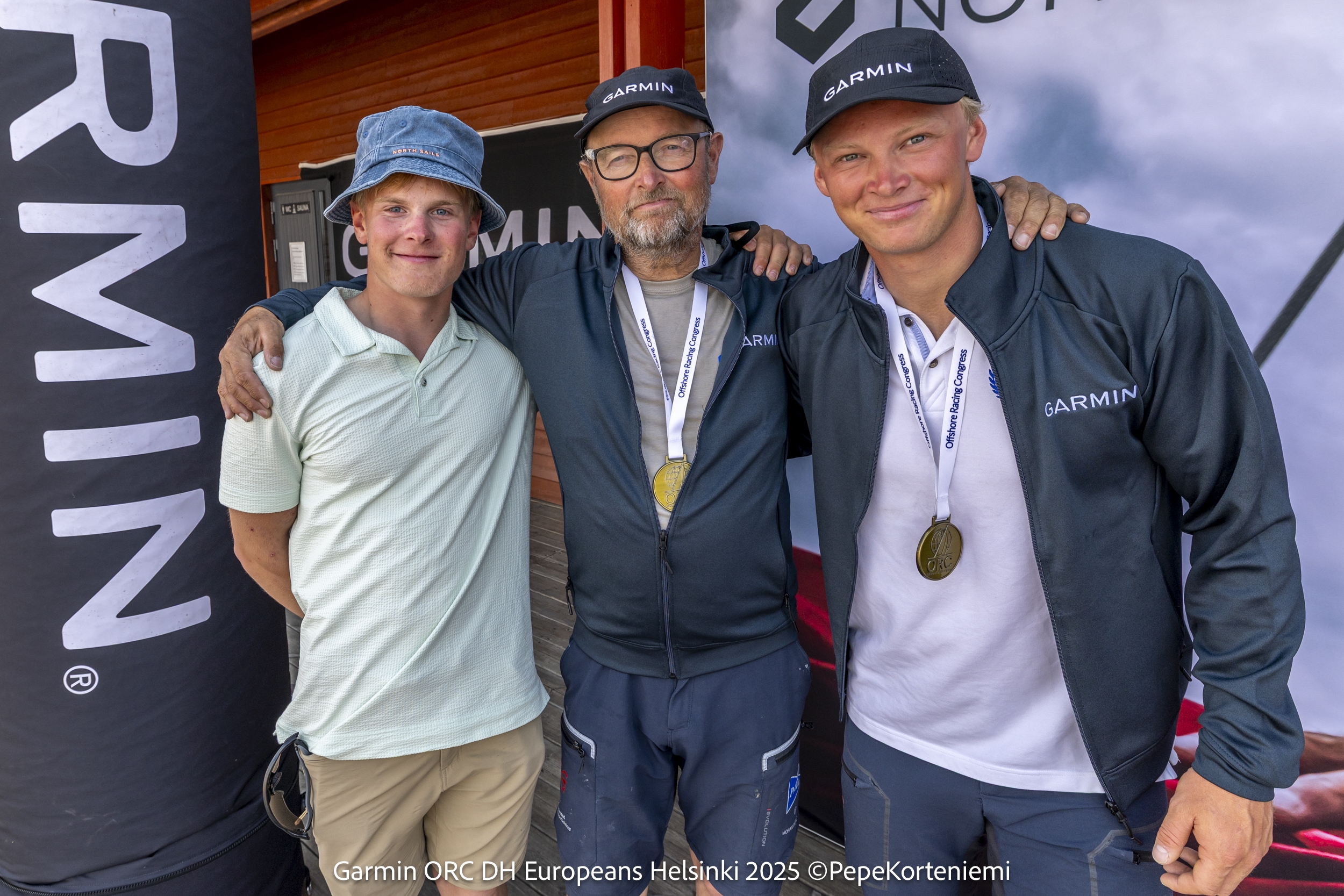 Garmin Team Pro4u (SWE) - Patrik and Emil Forsgren - ORC DH European Champions 2025 in Class C - Garmin ORC DH European Championship Helsinki 2025 © Pepe Korteniemi