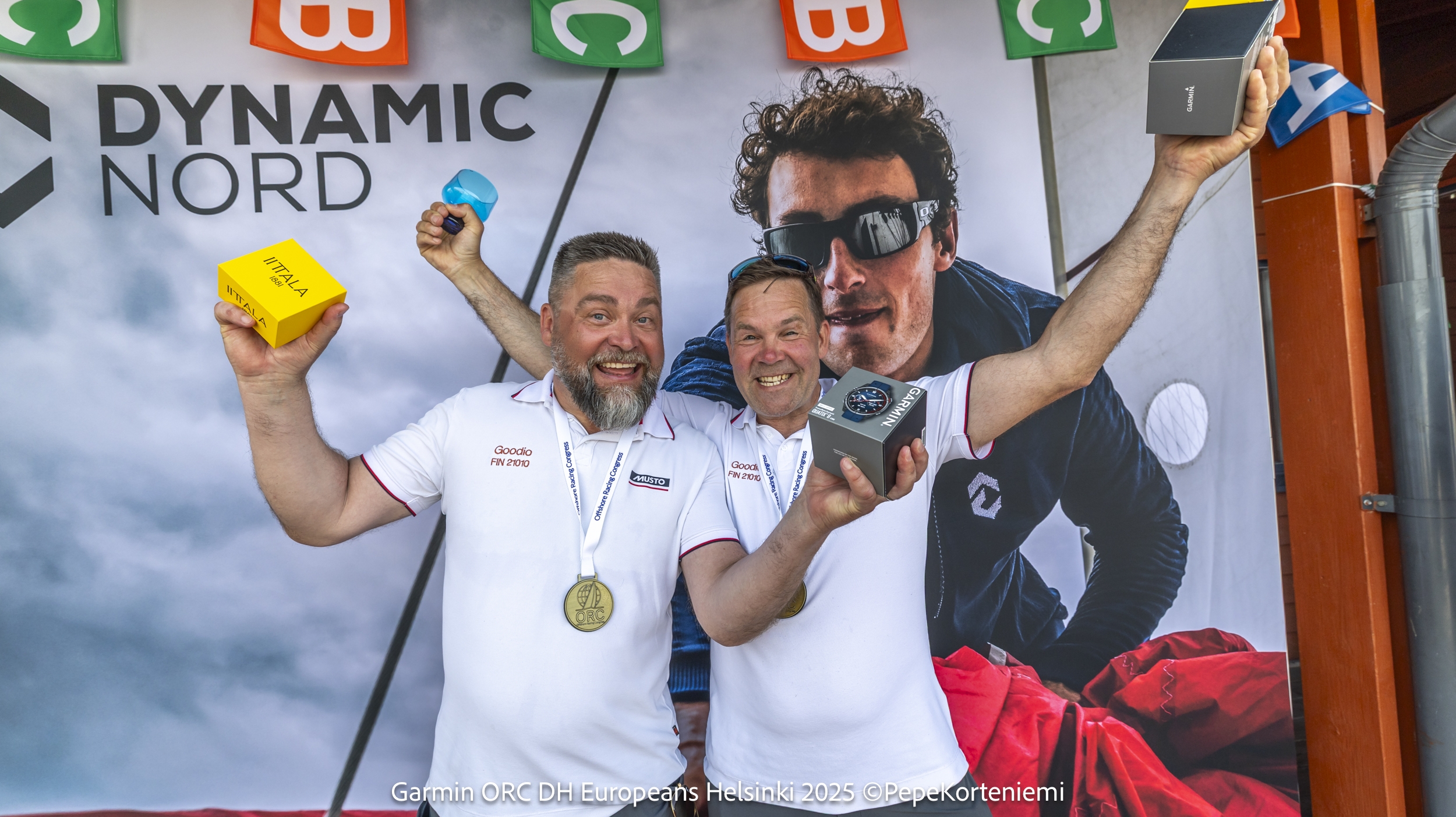 TEAM GOODIO (FIN) – Kim Jääskeläinen and Turo Nummi - ORC DH European Champions 2025 in Class B - Garmin ORC DH European Championship Helsinki 2025 © Pepe Korteniemi