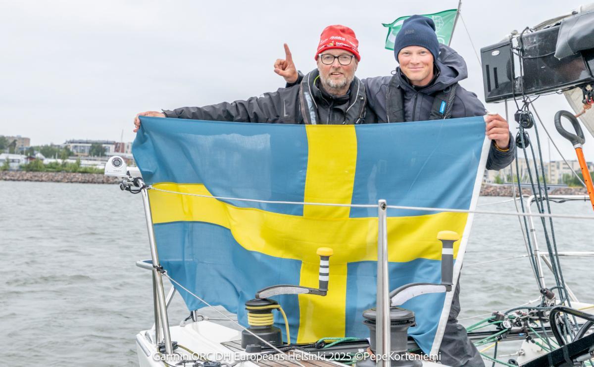 Garmin Team Pro4u (First 36.7 mod.), sailed by Patrik and Emil Forsgren - Long Offshore Race Winner Class C - Garmin ORC DH European Championship Helsinki 2025 © Pepe Korteniemi