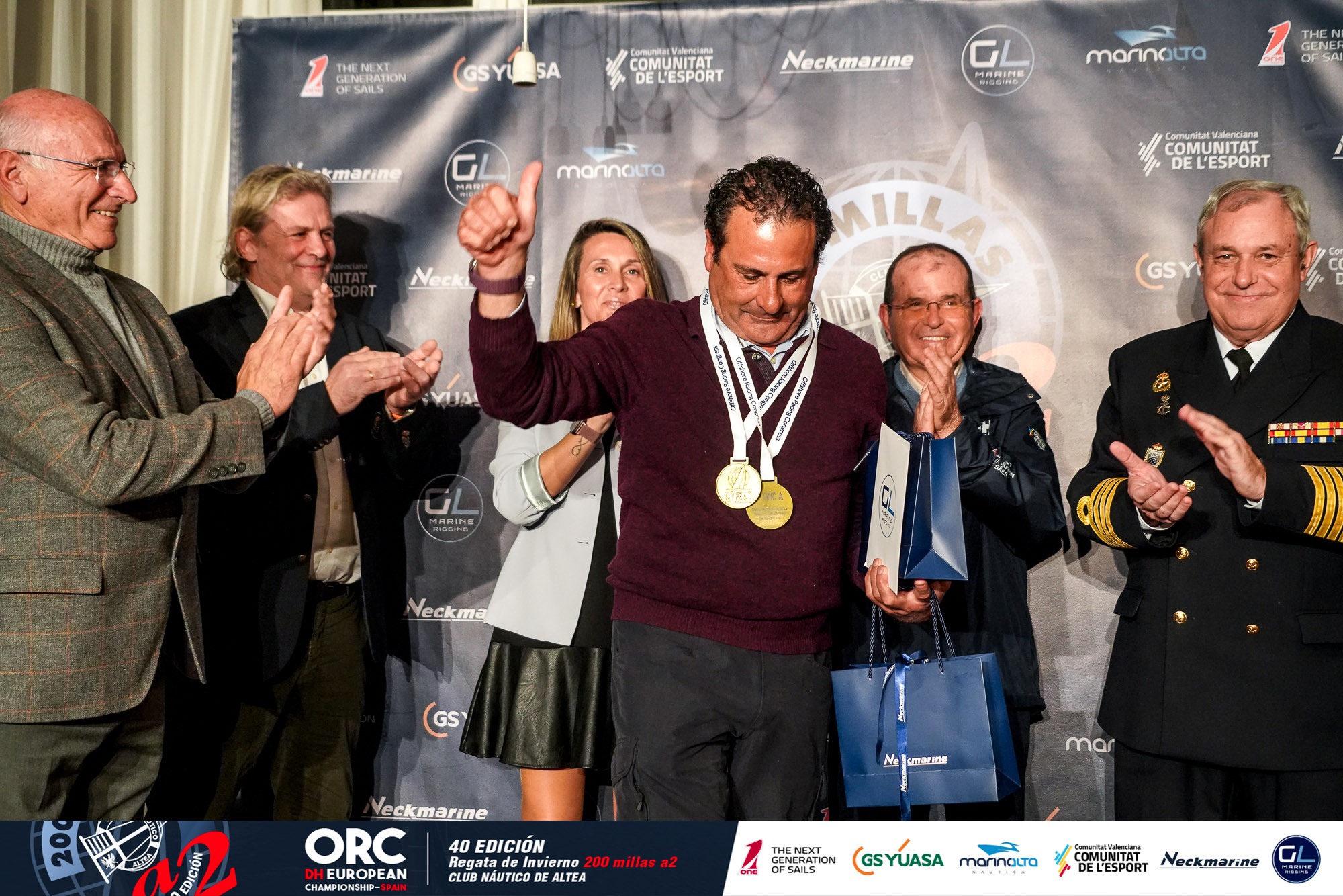 Javier Arbona, the skipper of ZIVING (Grand Soleil 46 S) - 2026 ORC DH European Championship Altea / 200 Millas a2 2026 © Julia Matos Astorgano