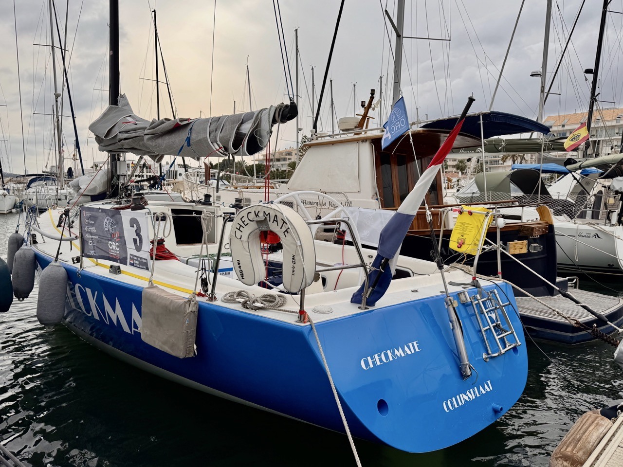 Peter de Ridder's Bashford 41 CHECKMATE (NED) © ORC