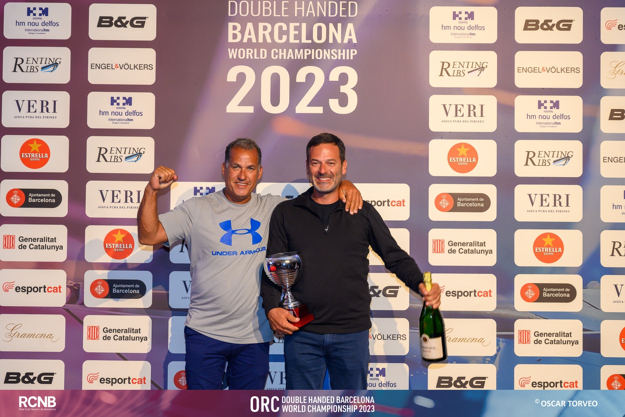 Jesus de Miguel & Unai Cilleruelo (ESP) X-332 O’MARY LOU - Class C ORC DH World Champions 2023 Barcelona © Oscar Torveo