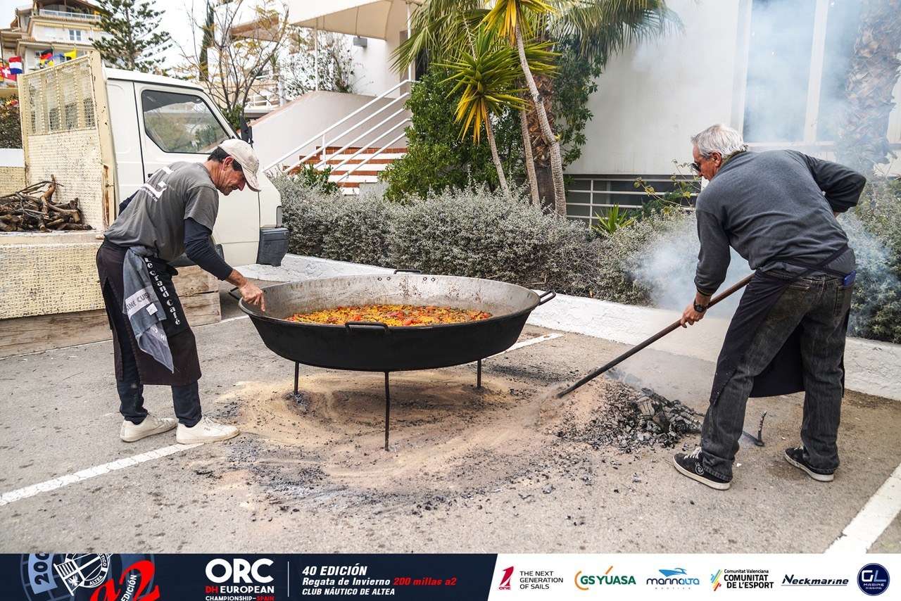 Traditional paella in the making - 2026 ORC DH European Championship Altea / 200 Millas a2 2026 © Julia Matos Astorgano