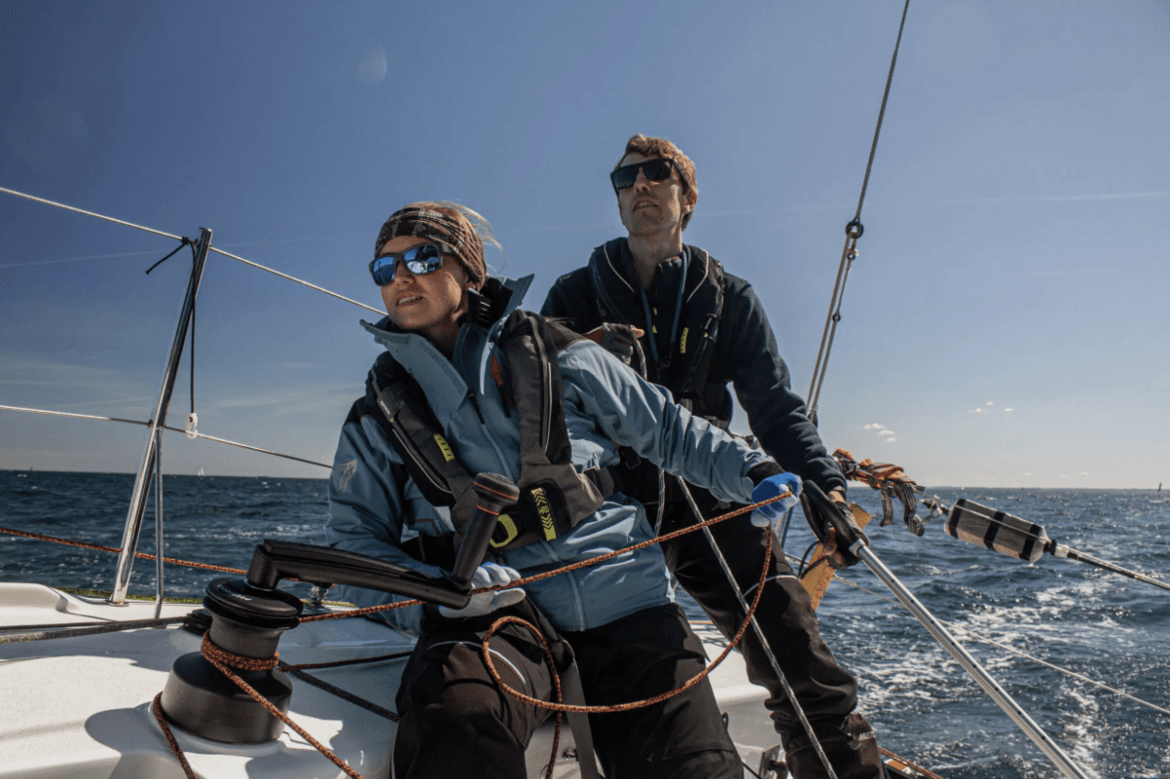 Lina Rixgens and Sverre Reinke, a strong mixed offshore team sailing the Sun Fast 30 OD GAIA