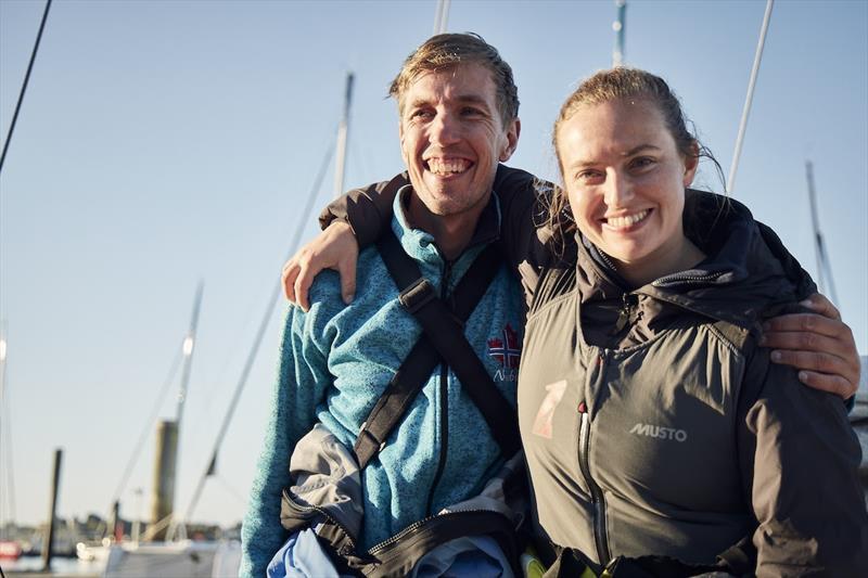 Lina Rixgens and Sverre Reinke, a strong mixed offshore team sailing the Sun Fast 30 OD GAIA © Anne Beauge / LGL