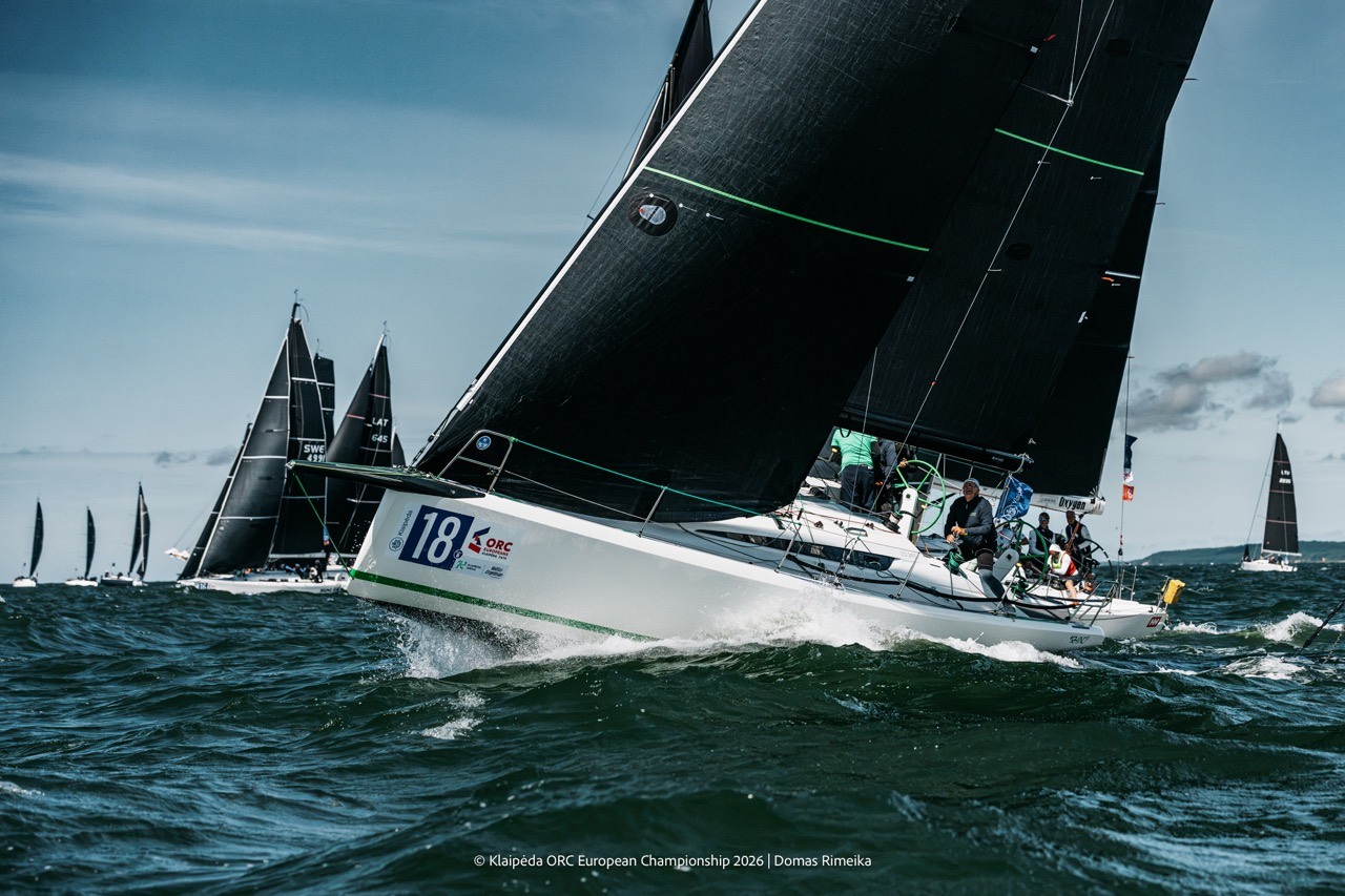 Italia 11.98 RHINO, skippered by Saulius Pajarskas (LTU) - Klaipėda City Municipality Leg Inshore Races - Klaipėda ORC European Championship 2026, Lithuania © Domas Rimeika