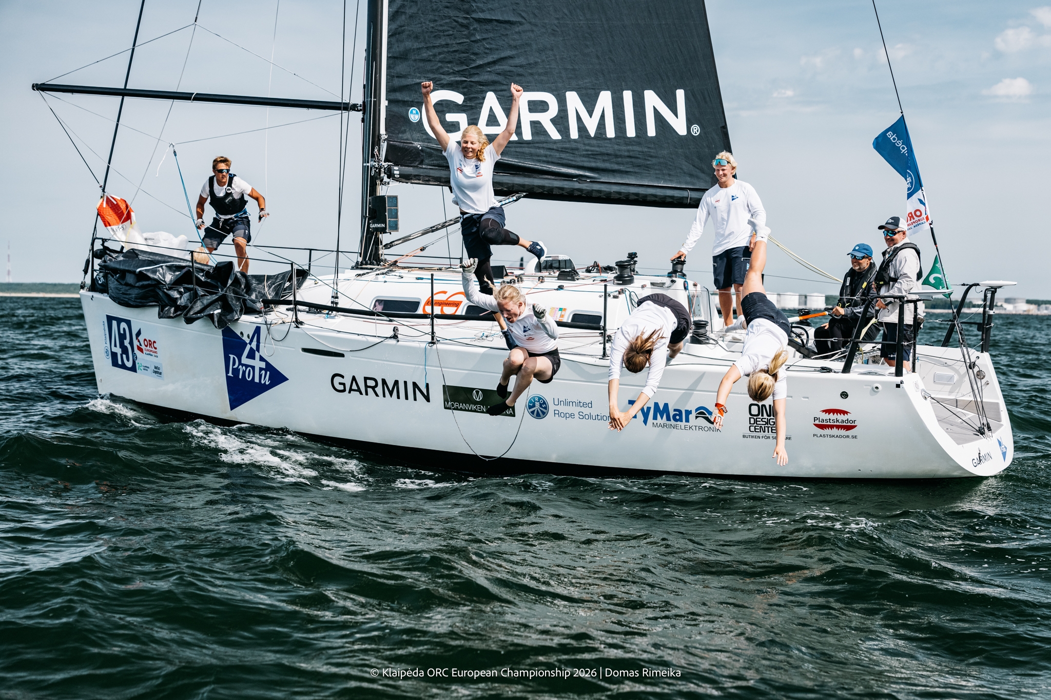 Modified First 36.7 GARMIN Team Pro4u by Patrik Forsgren (SWE) - Klaipėda ORC European Championship 2026, Lithuania © Domas Rimeika