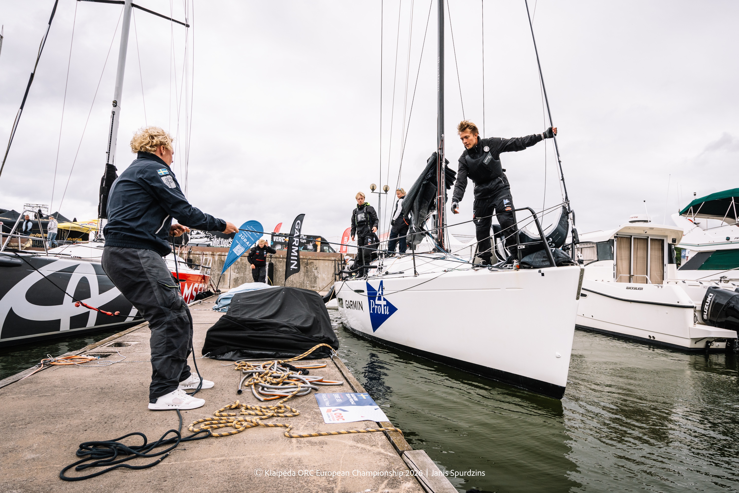 One Off (Modified First 36.7) Garmin Team Pro4u by Patrik Forsgren (SWE) - Klaipėda ORC European Championship 2026, Lithuania © Janis Spurdzins