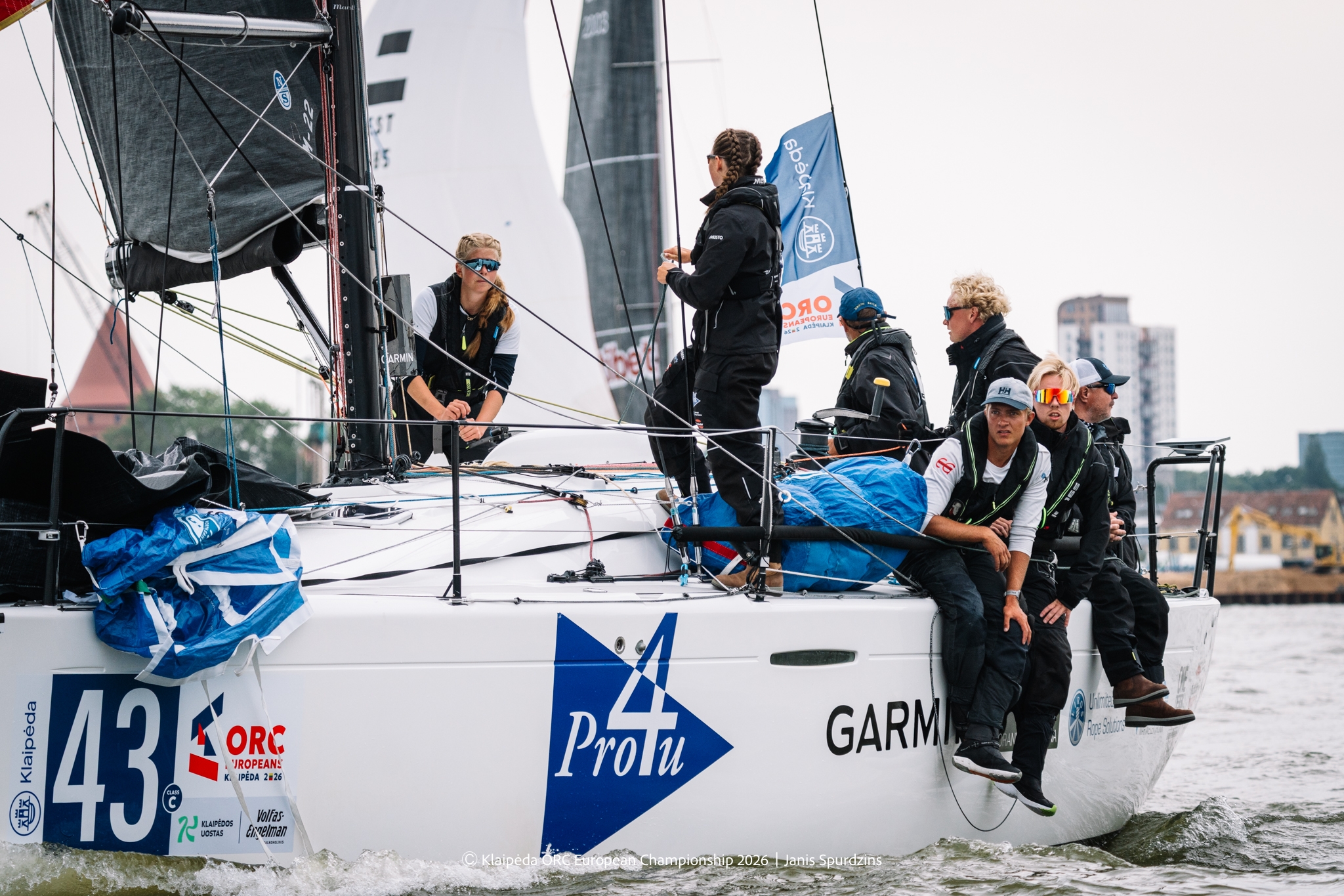 Garmin Team Pro4u - One Off by Patrik Forsgren (SWE) - Klaipėda ORC European Championship 2026, Lithuania © Janis Spurdzins
