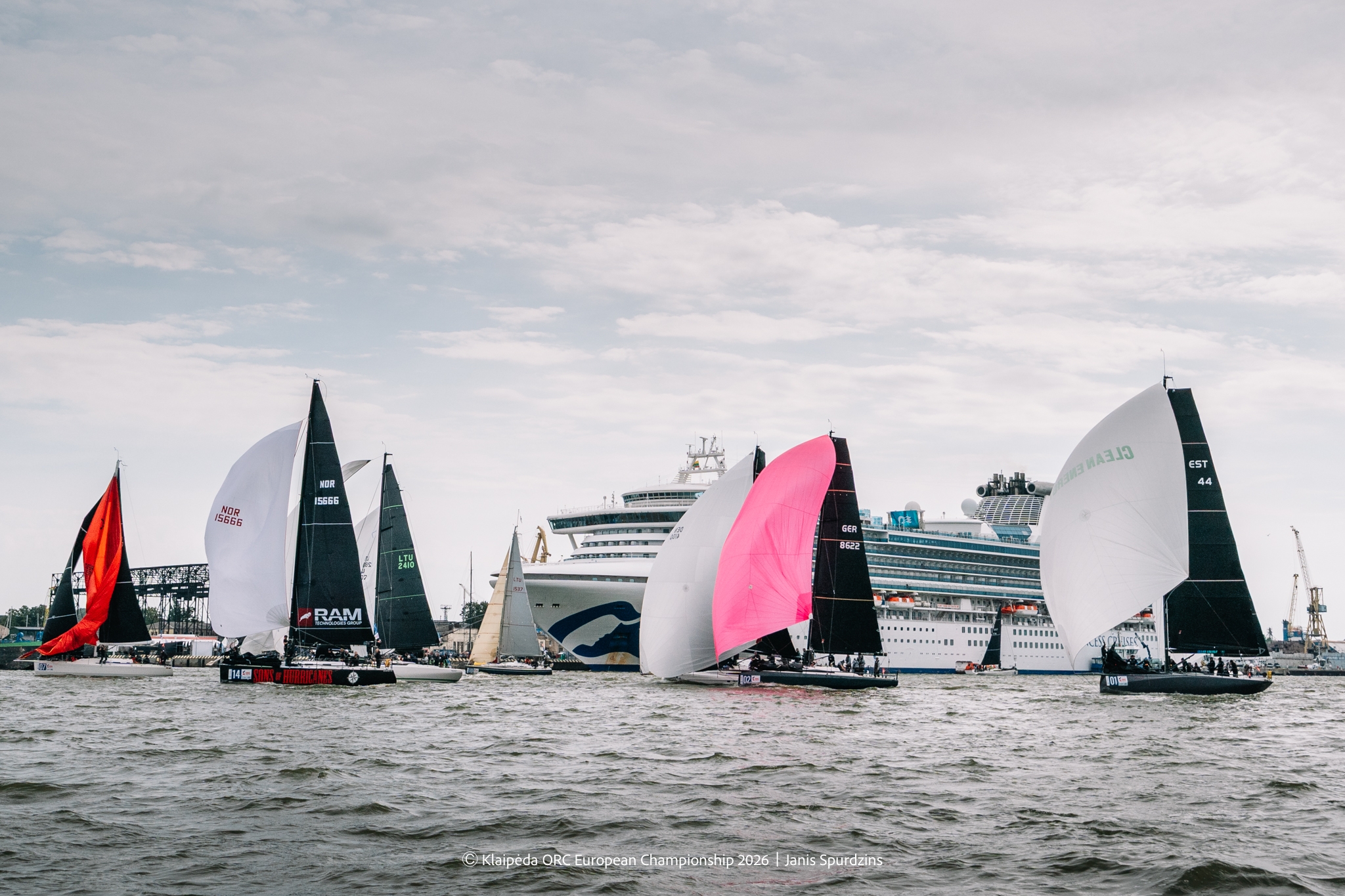 Klaipeda Port leg start - long offshore race © Janis Spurdzins