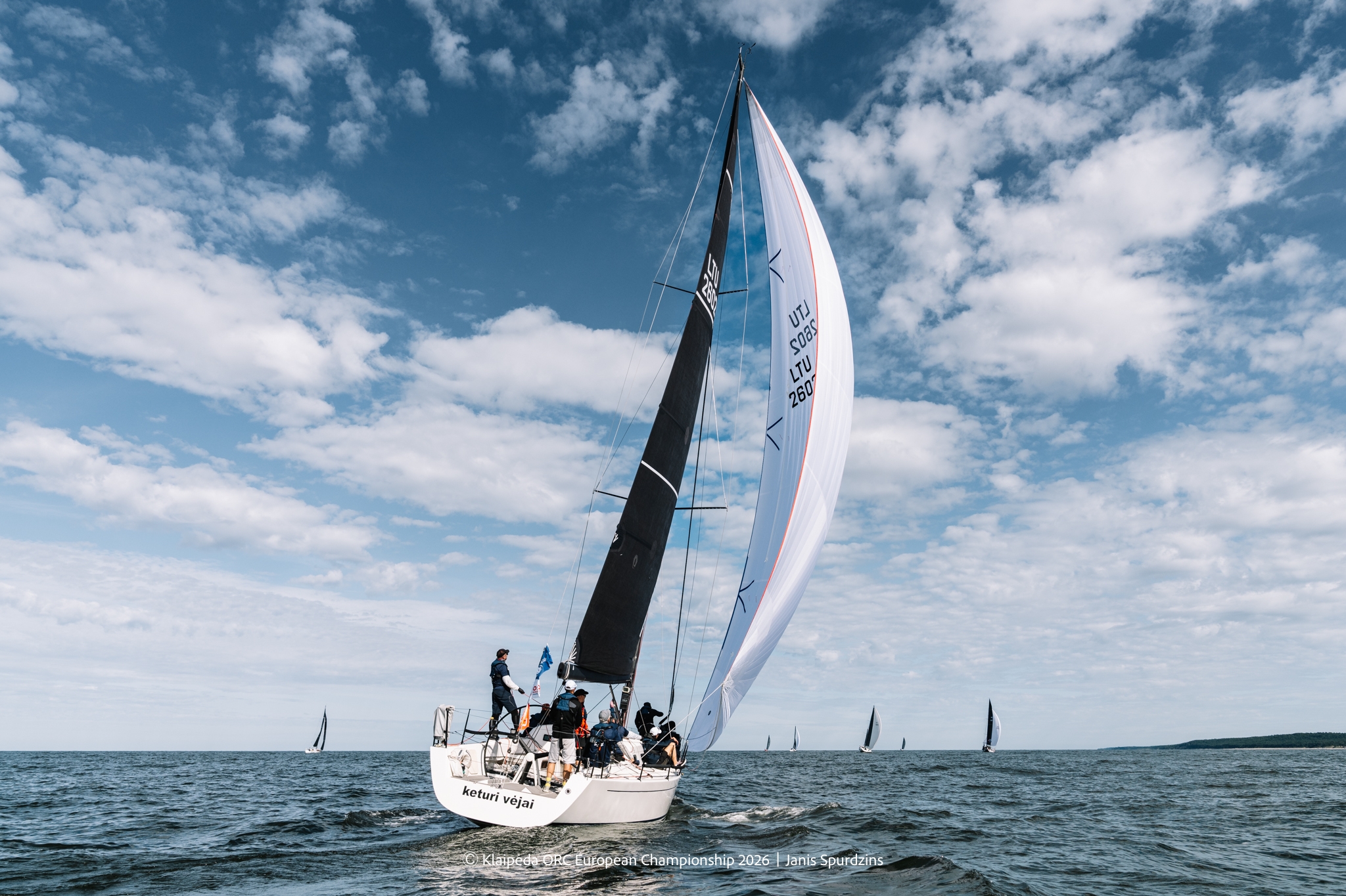 X-41 modificado KETURI VEJAI de Karolis Janulionis (LTU) - Etapa Volfas Engelman - Campeonato Europeo ORC de Klaipėda 2026, Lituania © Janis Spurdzins