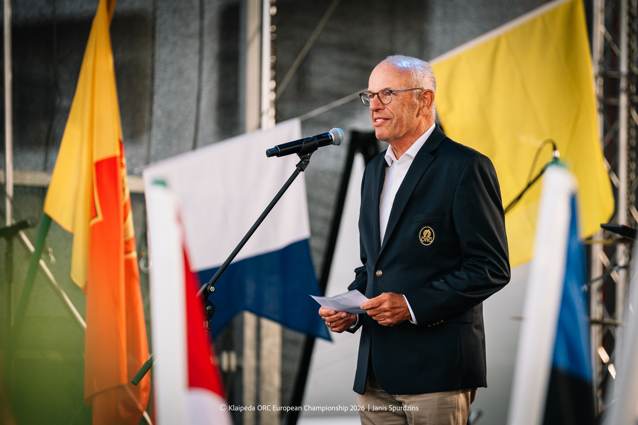 Ecky von der Mosel, ORC Deputy Chairman - Klaipėda ORC European Championship 2026, Lithuania © Janis Spurdzins