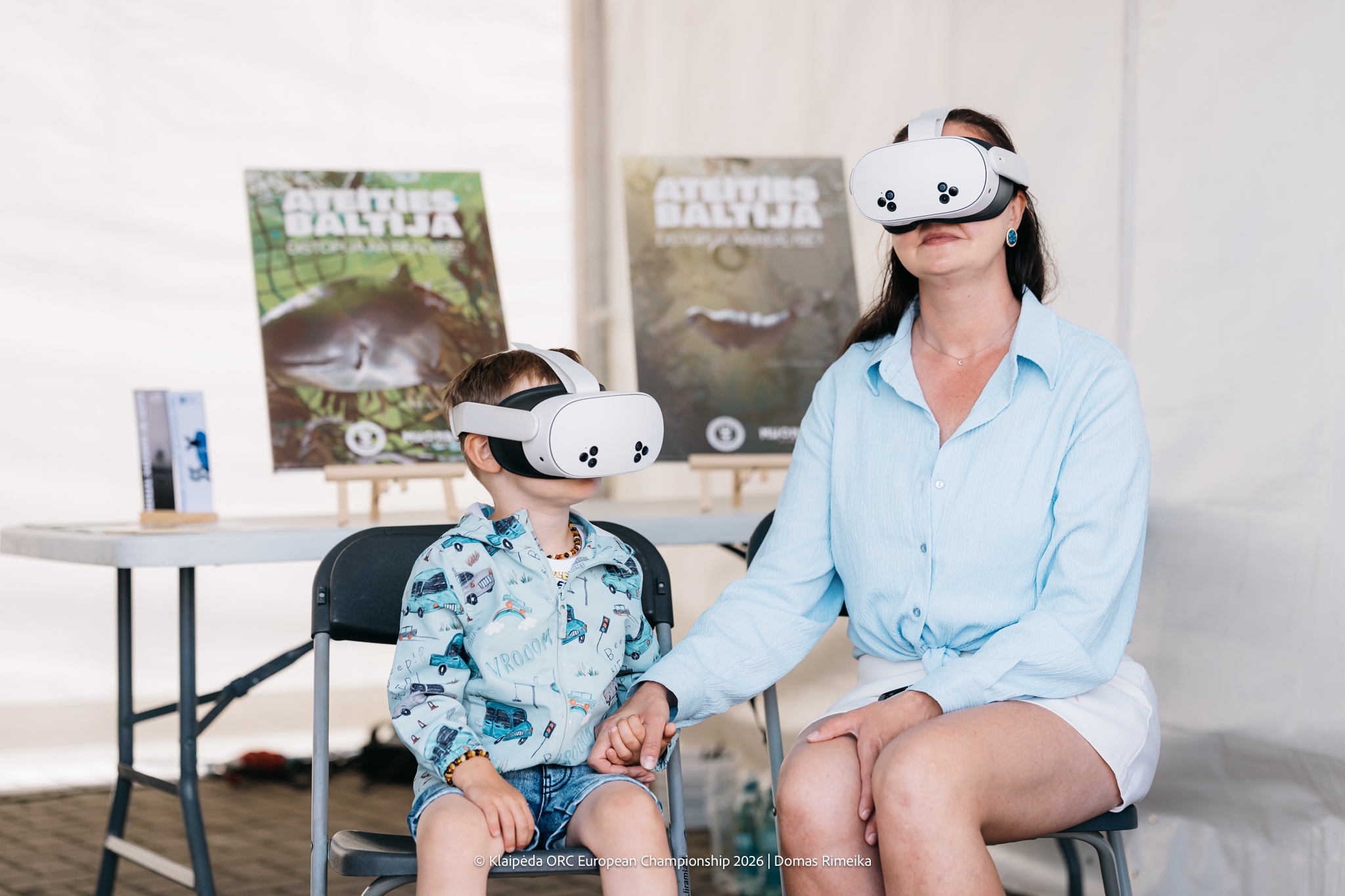 One key activity was the virtual reality film “Future Baltic: Dystopia or Reality?”, which used an interactive format to highlight the future of the Baltic Sea ecosystem and the impact of human activities on the sea, its wildlife, and its habitats. - Klaipėda ORC European Championship 2026, Lithuania © Domas Rimeika