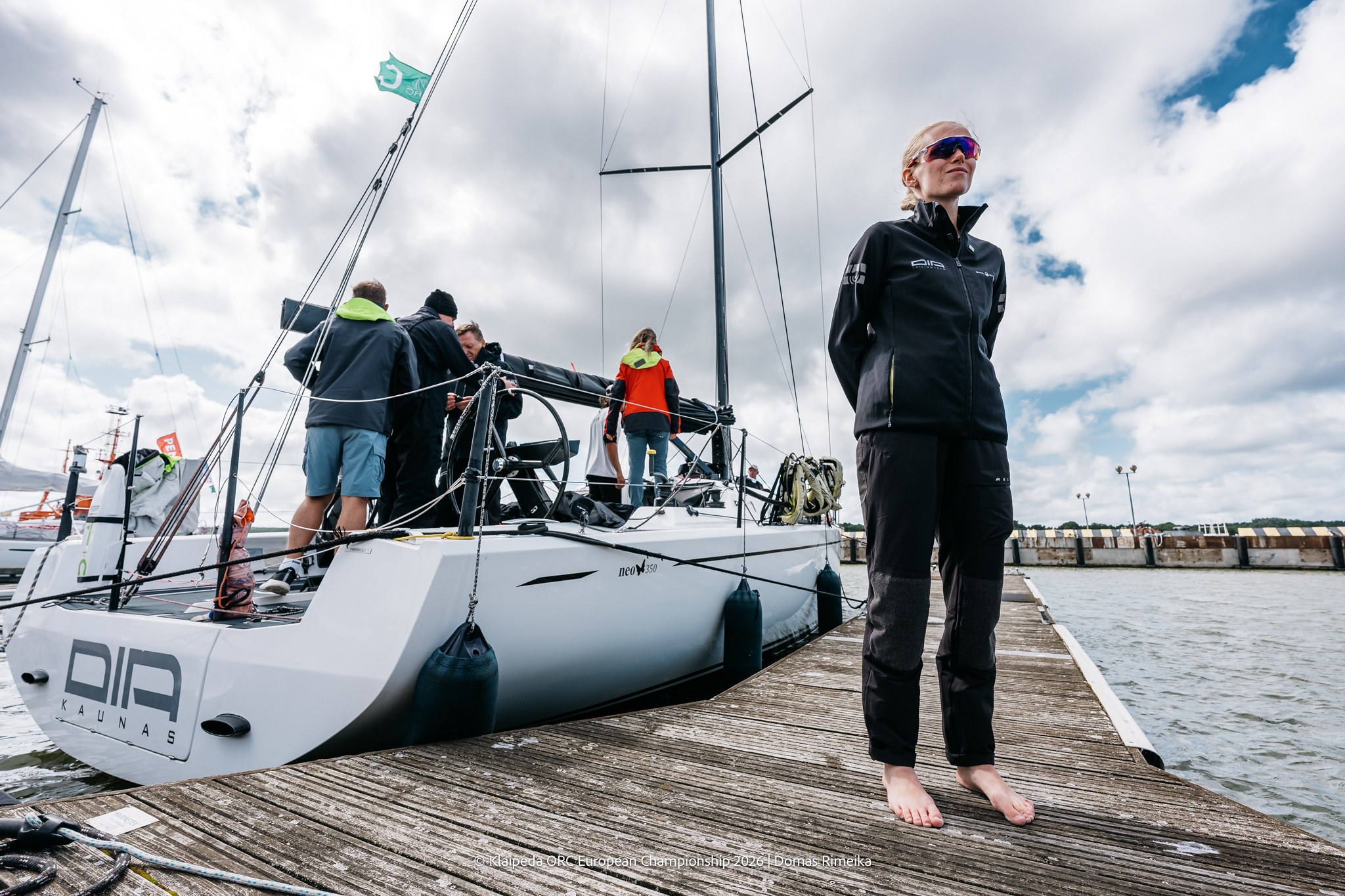 Deimantė Jarmalavičiūtė, navigator aboard DIA - Klaipėda ORC European Championship 2026, Lithuania © Domas Rimeika