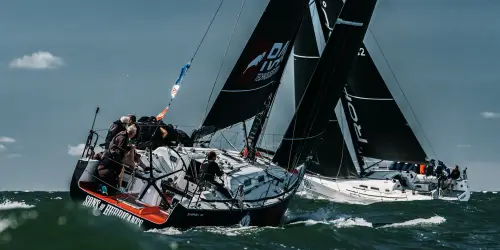 Champagne Sailing and Close Battles Define the Klaipėda City Municipality Leg