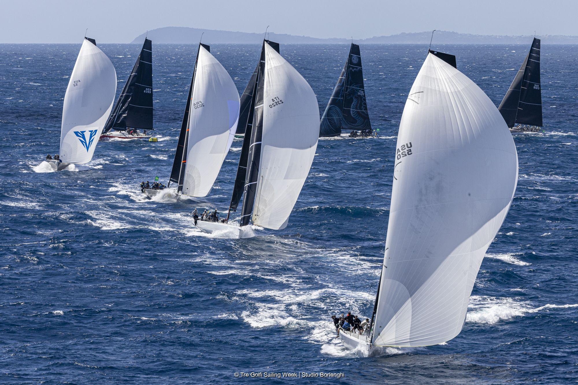 Champagne sailing - ORC Class 0 on the final day - ORC World Championship 2026 | Tre Golfi Sailing Week 2026 © Studio Borlenghi