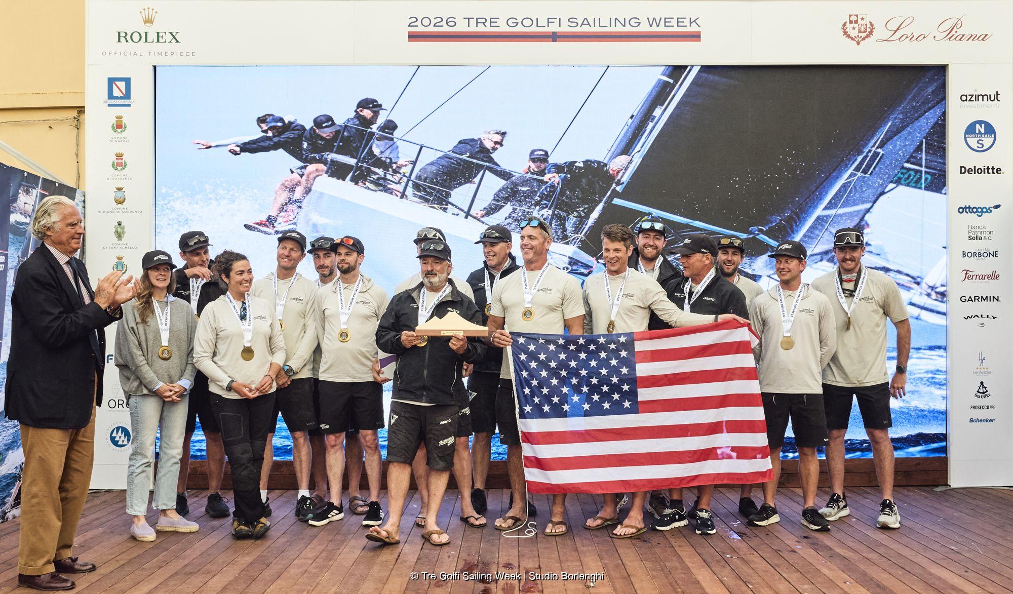 SUMMER STORM team by Andrew Berdon (USA) - ORC World Championship 2026 | Tre Golfi Sailing Week 2026 © Studio Borlenghi