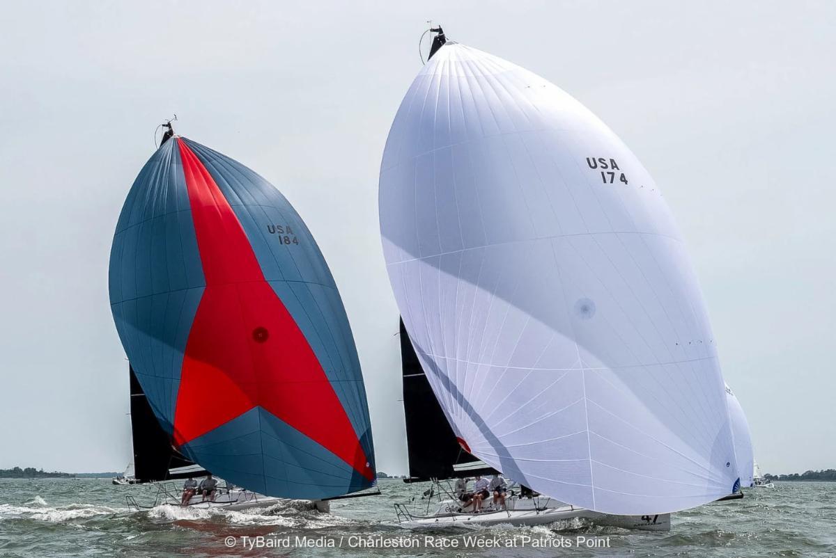 Cap 31s downwind - ORC Sportboat NA 2026 | Charleston Race Week © Ty Baird Media