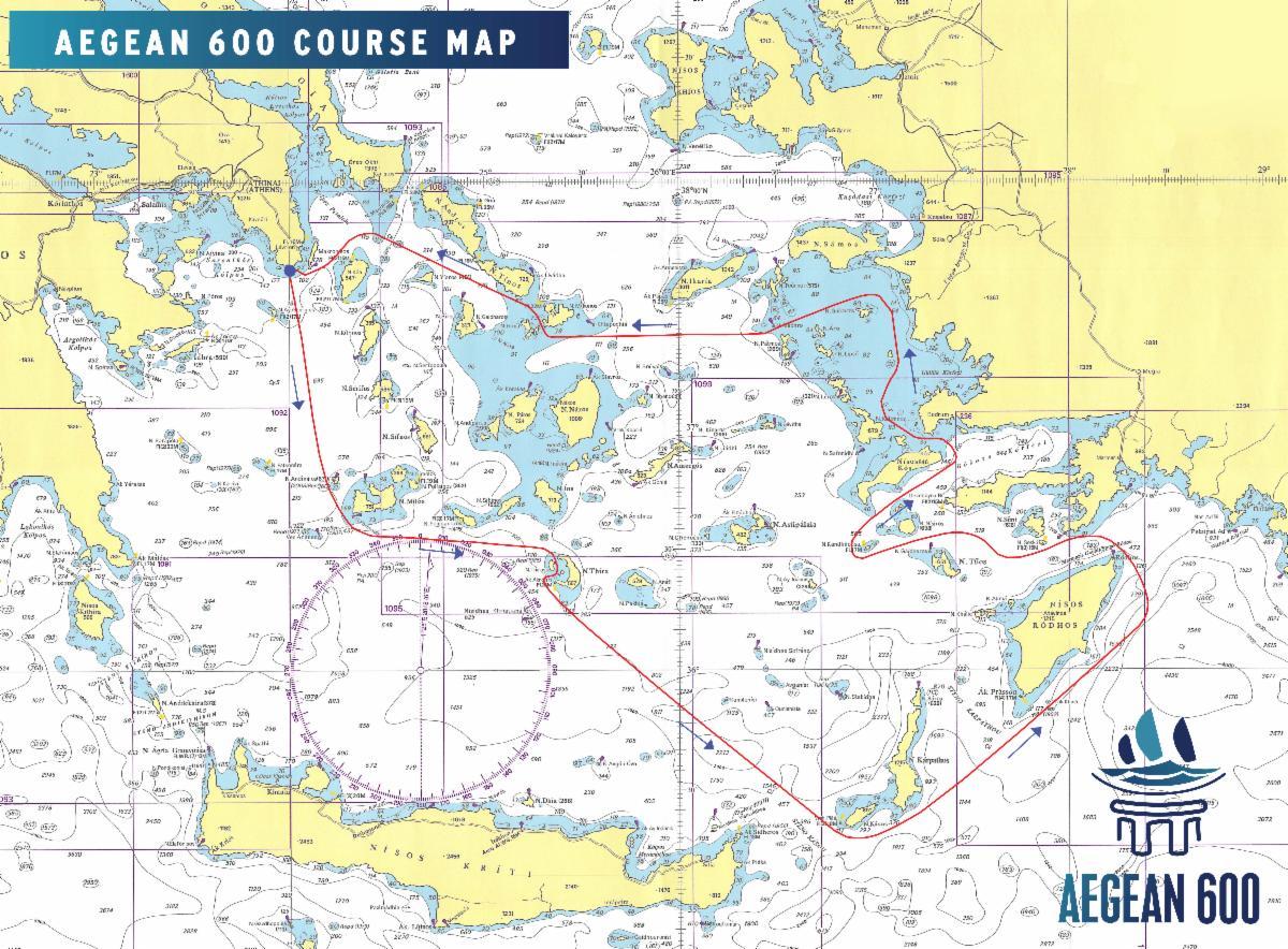 AEGEAN 600 Course Map