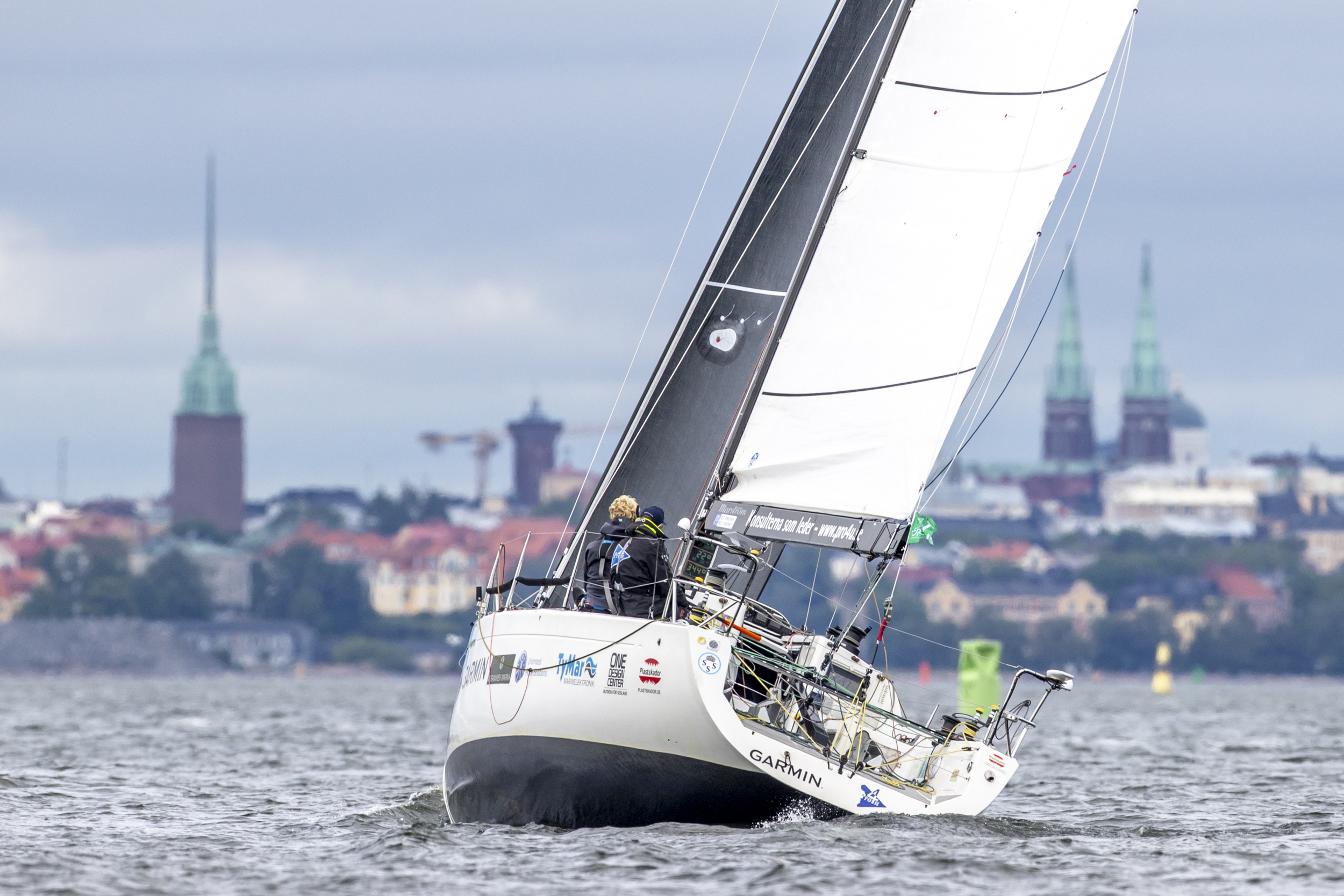 GARMIN TEAM Pro4u (SWE) – A modified First 36.7 sailed by Patrik Forsgren and his son Emil - Short Offshore Race - Garmin ORC DH European Championship Helsinki 2025 © Pepe Korteniemi