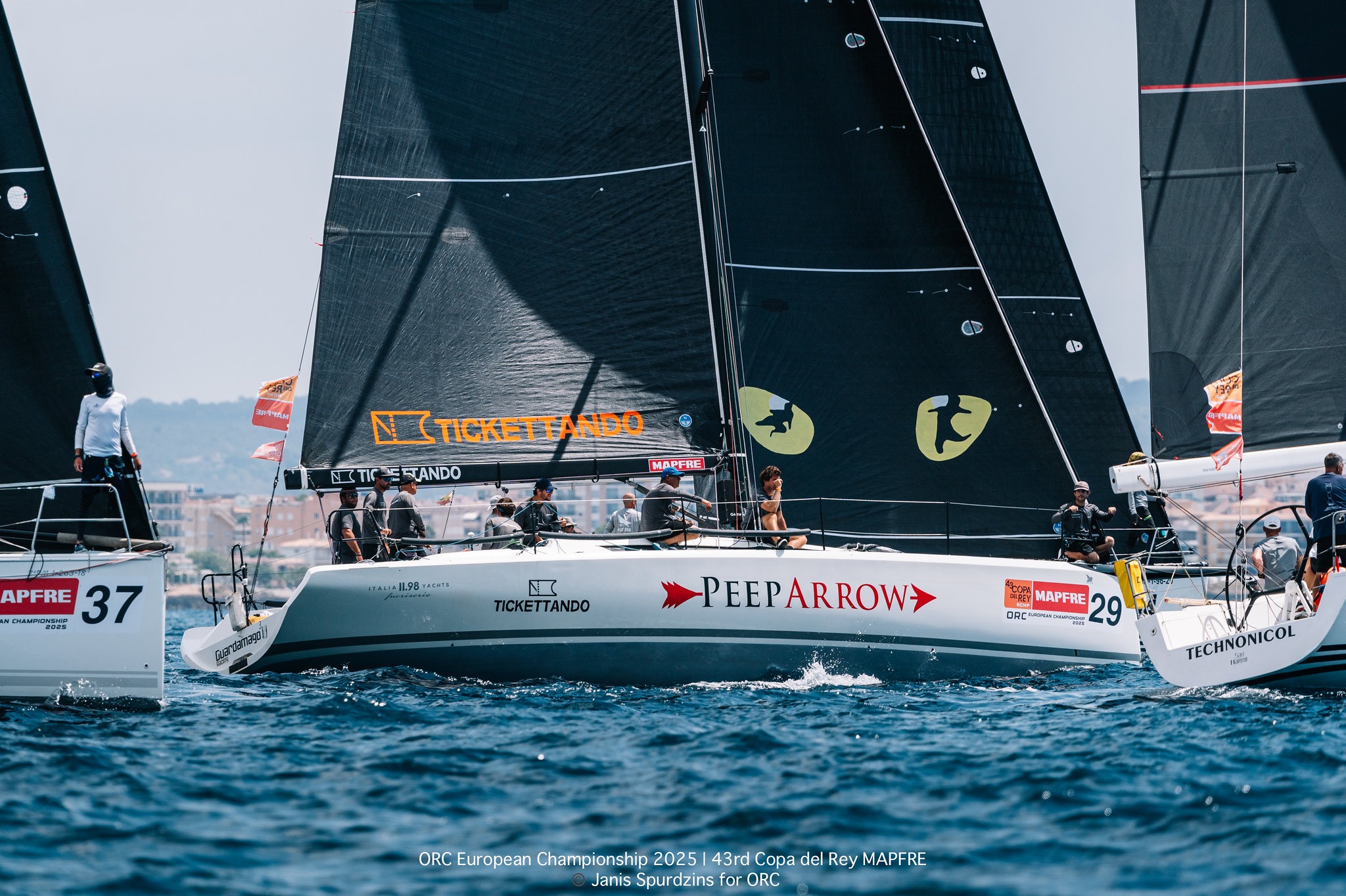 GUARDAMAGO 3 (Italia 11.98), led by Massimo Piparo (ITA) - Ubico ORC B - ORC European Championship 2025 | Copa del Rey MAPFRE © Janis Spurdzins for ORC