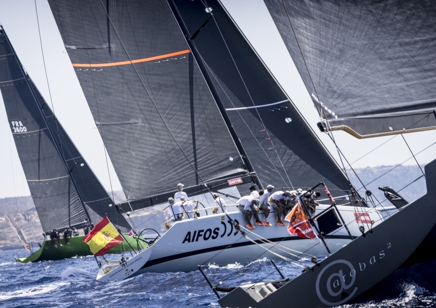 Spanish Navy’s Aifos, led by Admiral Jaime Rodríguez-Toubes and HRH King Felipe onboard