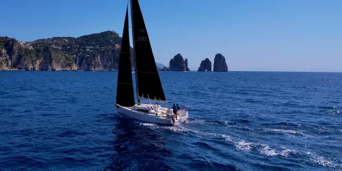 RAN 630, Lunatika first to the Faraglioni of Capri wins the Terra delle Sirene Trophy