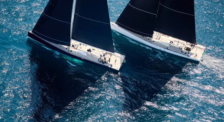 First Day of Inshore Races for the Fleet of 184 Yachts of the Rolex Giraglia