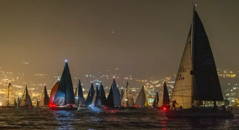 59 Yachts Set Out for the First Act of the Rolex Giraglia