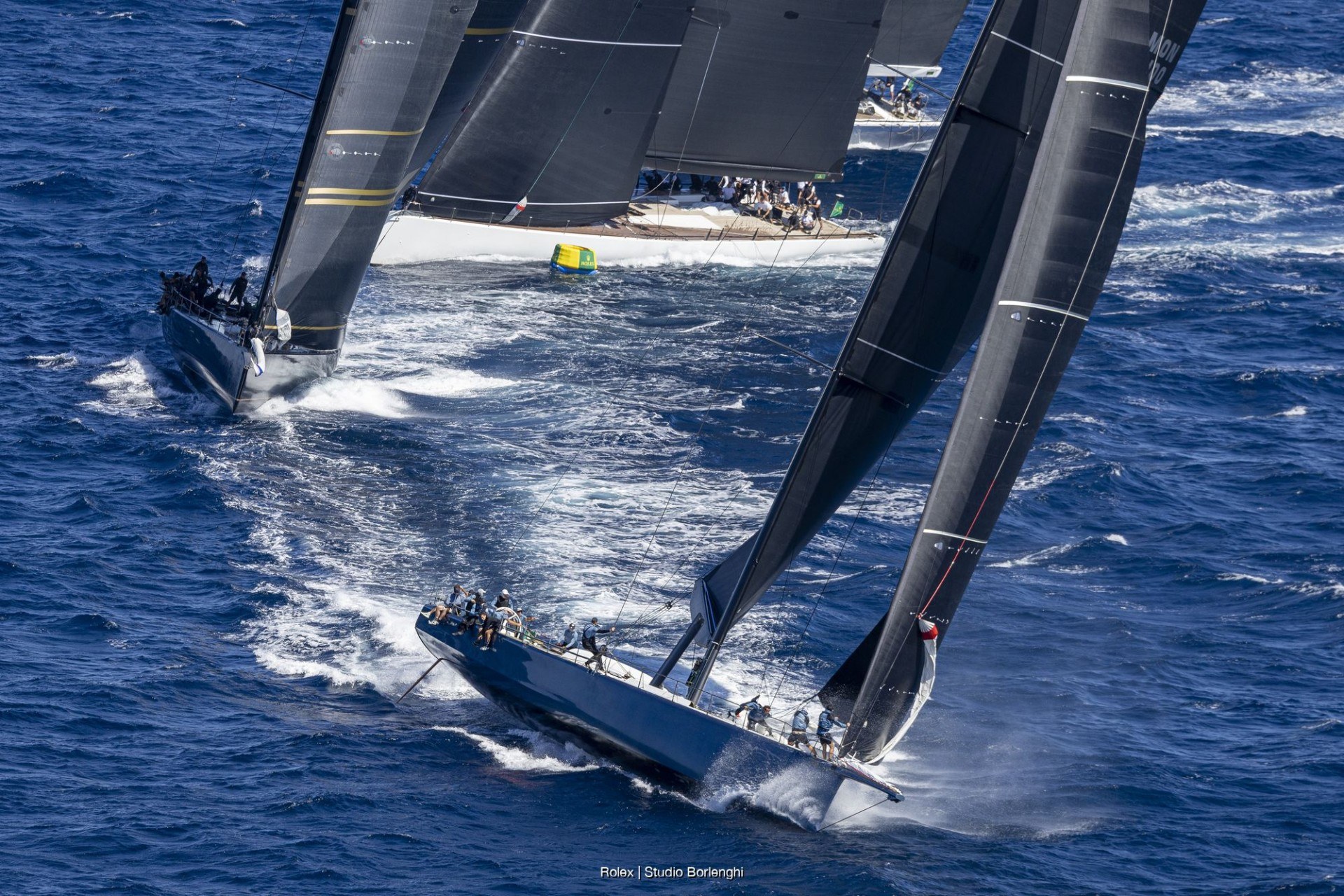 Leopard 3, winner of the Rolex IMA Maxi 1 World Championship, Maxi Yacht Rolex Cup 2026. Photo credit: Rolex/Studio Borlenghi