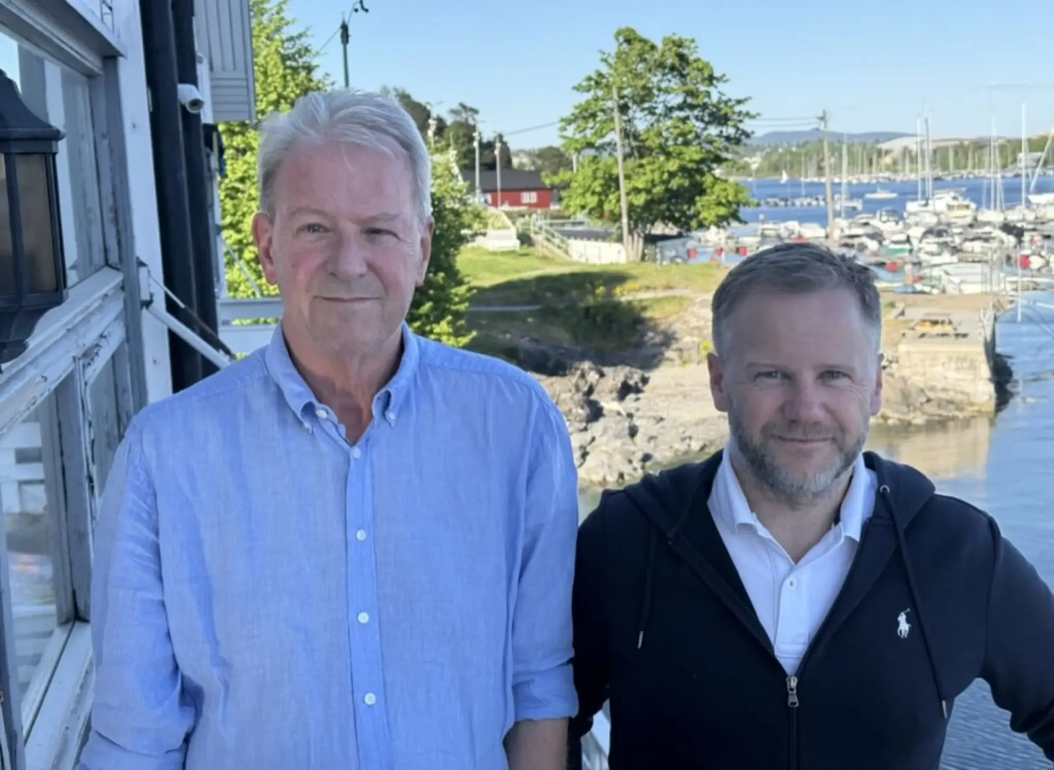 Harald Masst from Bærum Sailing Association and participant and Shorthanded Sailing Norway representative Sigmund Hertzberg