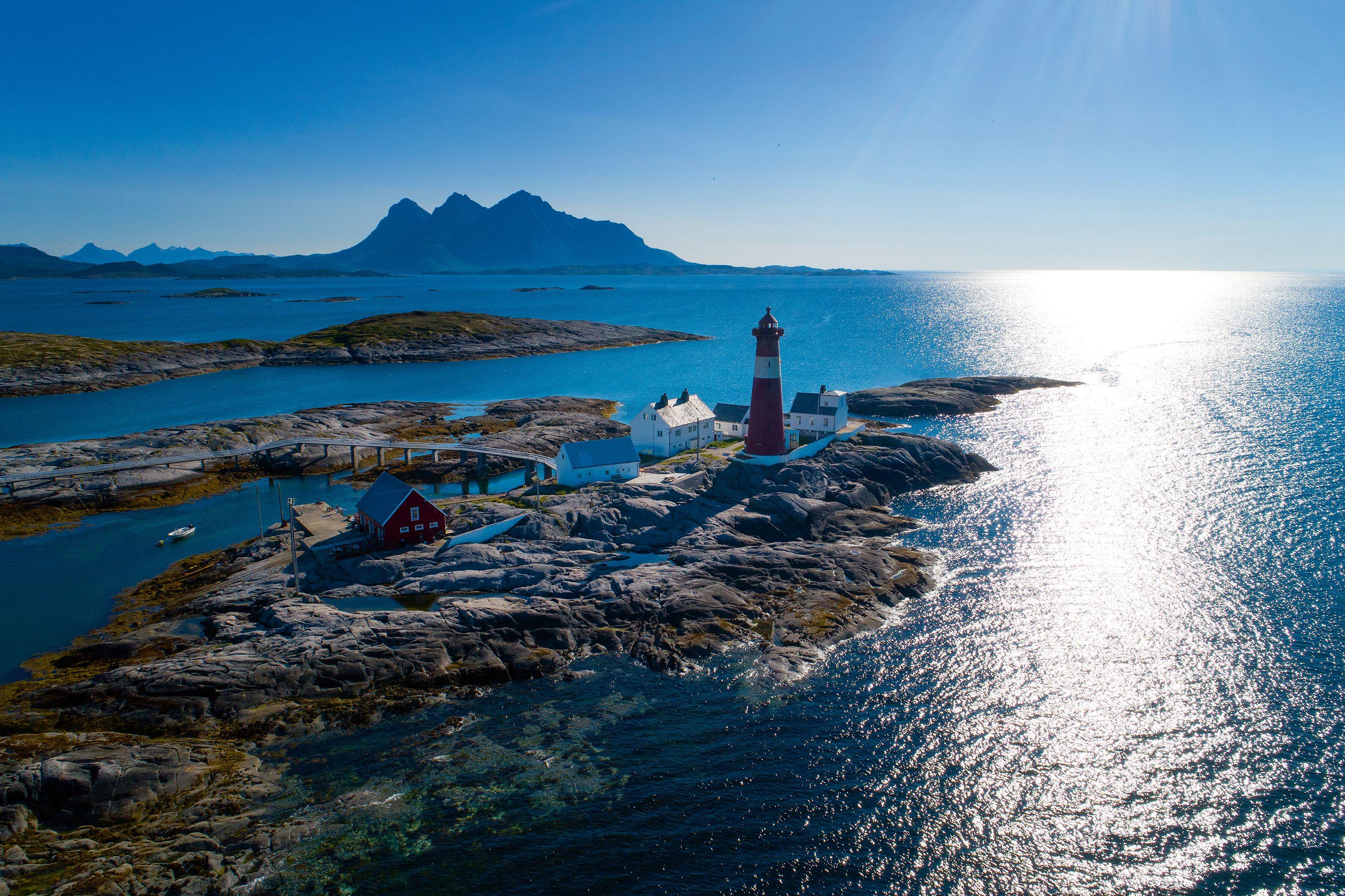 Race to the Arctic 2026 – 750 nautical miles across five stages. Here, Tranøy Lighthouse on Hamarøy within the Vestfjord. © Magne Klann
