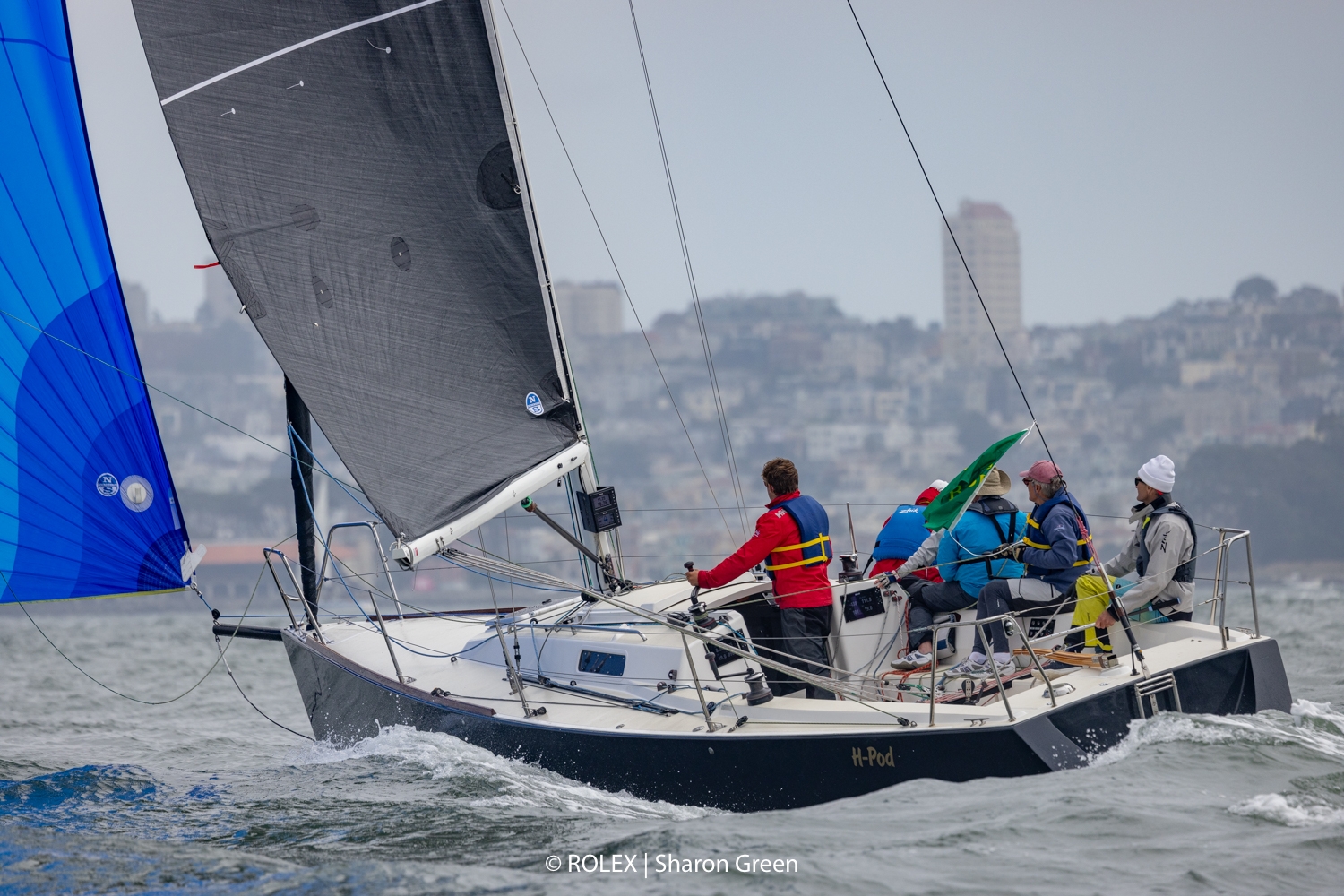 Tom & Cam Hutton’s J/100 H-Pod - Rolex Big Boat Series 2023 © Sharon Green